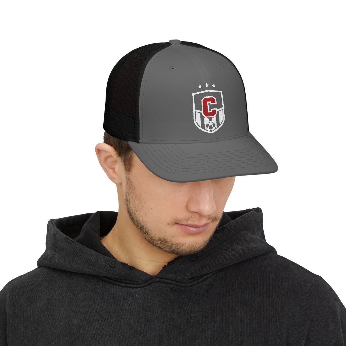 CHS Soccer Crest Snapback Trucker Cap