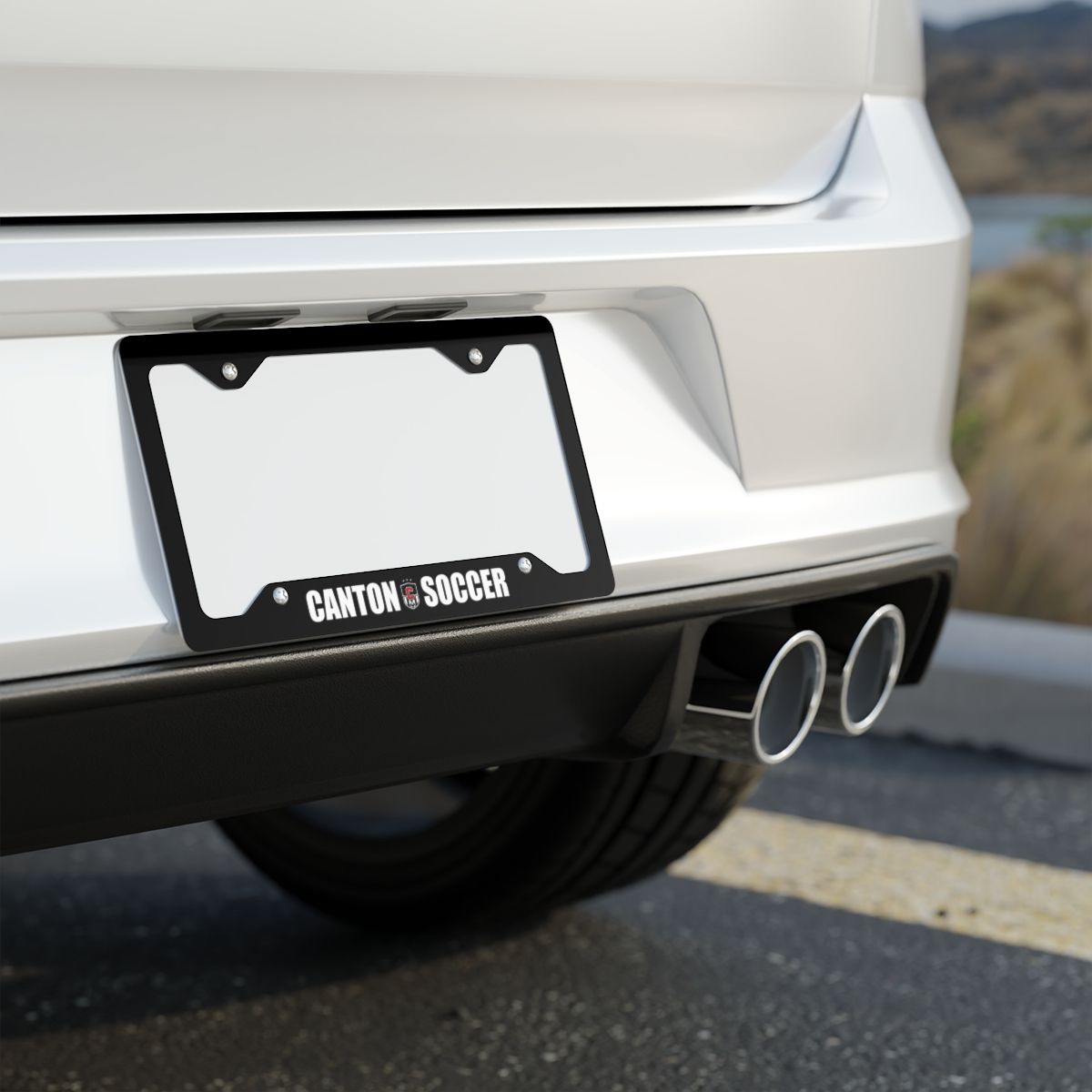 CHS Soccer Metal License Plate Frame