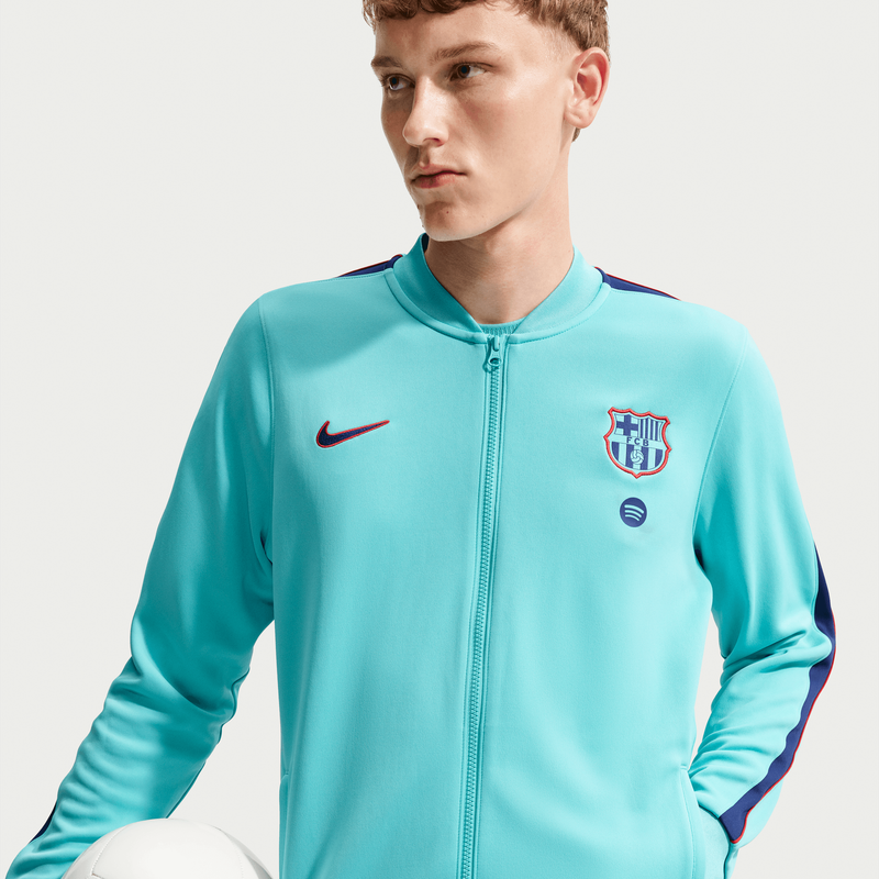 FC BARCELONA 26/27 THIRD TRACK JACKET (TEAL)