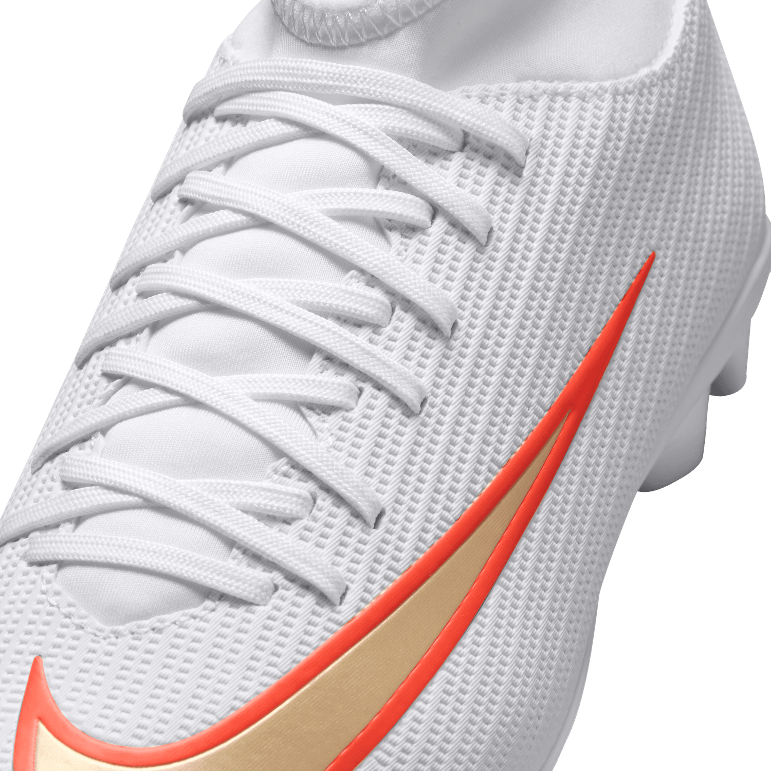 MERCURIAL SUPERFLY 11 CLUB FG/MG JR (WHITE/GOLD)