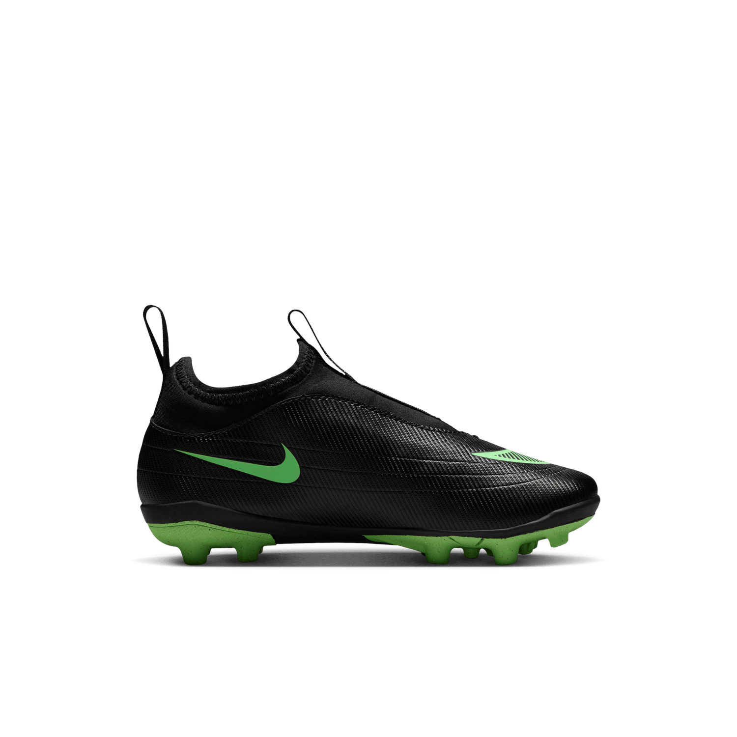 MERCURIAL VAPOR 17 CLUB FLEX FG/MG JR (BLACK/GREEN)