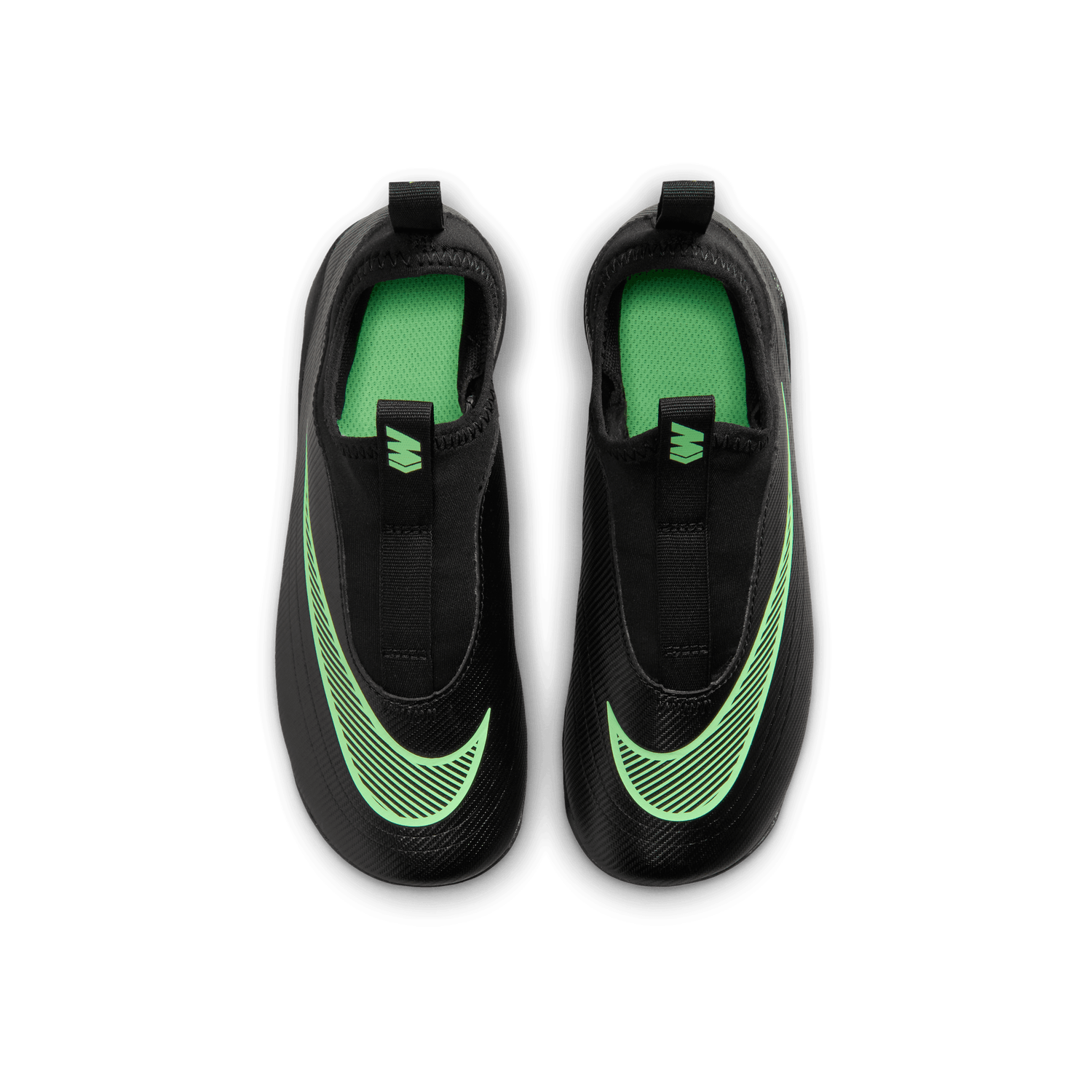 MERCURIAL VAPOR 17 CLUB FLEX FG/MG JR (BLACK/GREEN)
