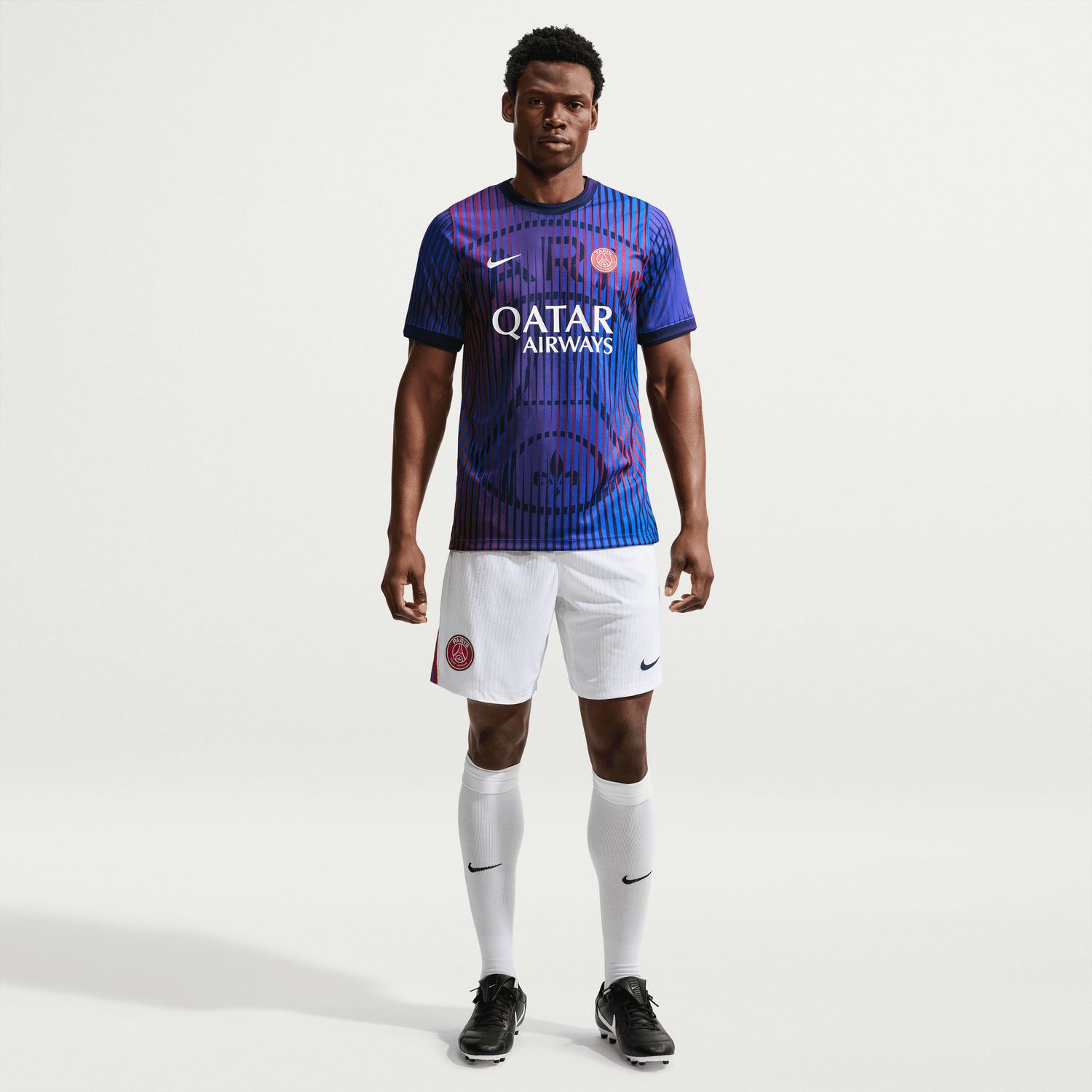 PSG 26/27 AWAY PREMATCH JERSEY (NAVY/PURPLE)