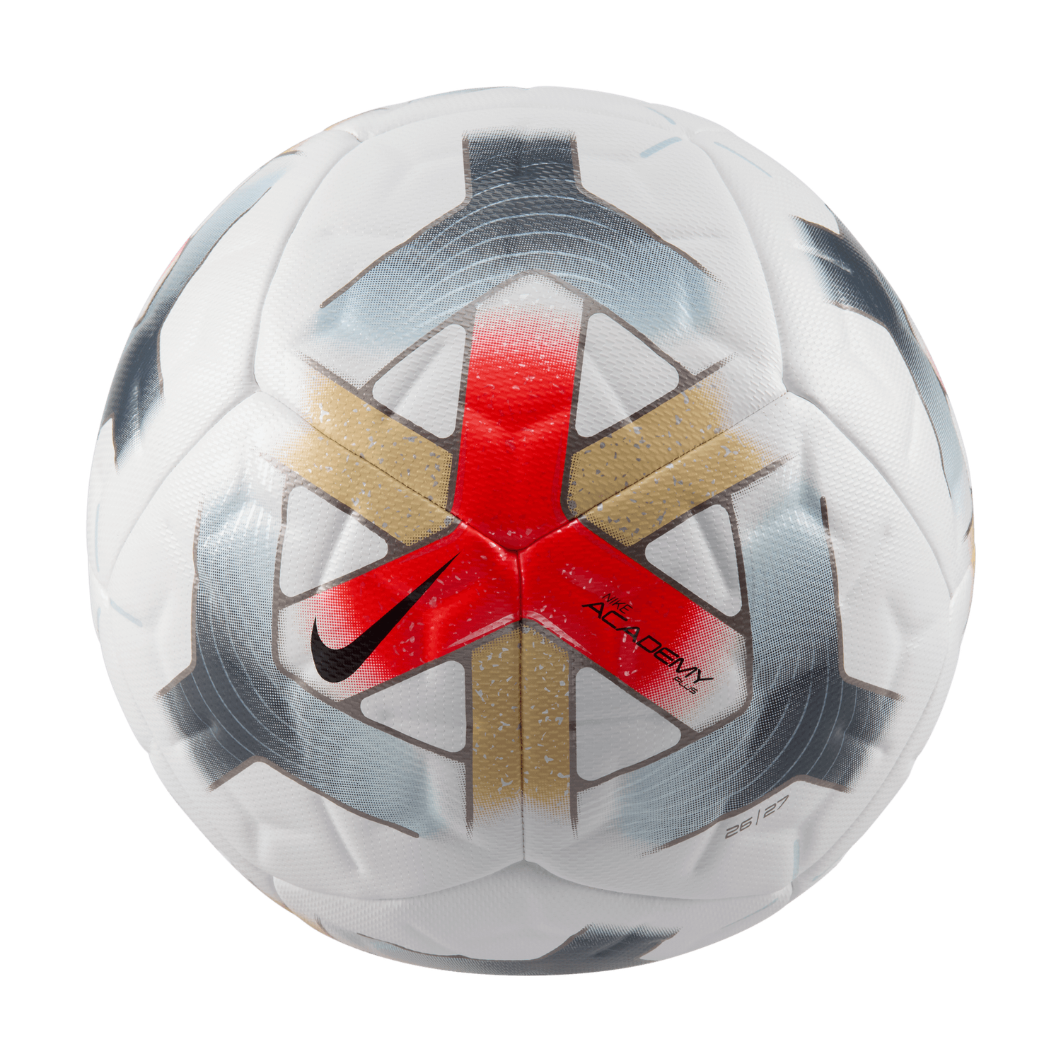 ACADEMY PLUS BALL 26/27 (WHITE/BLACK/RED)