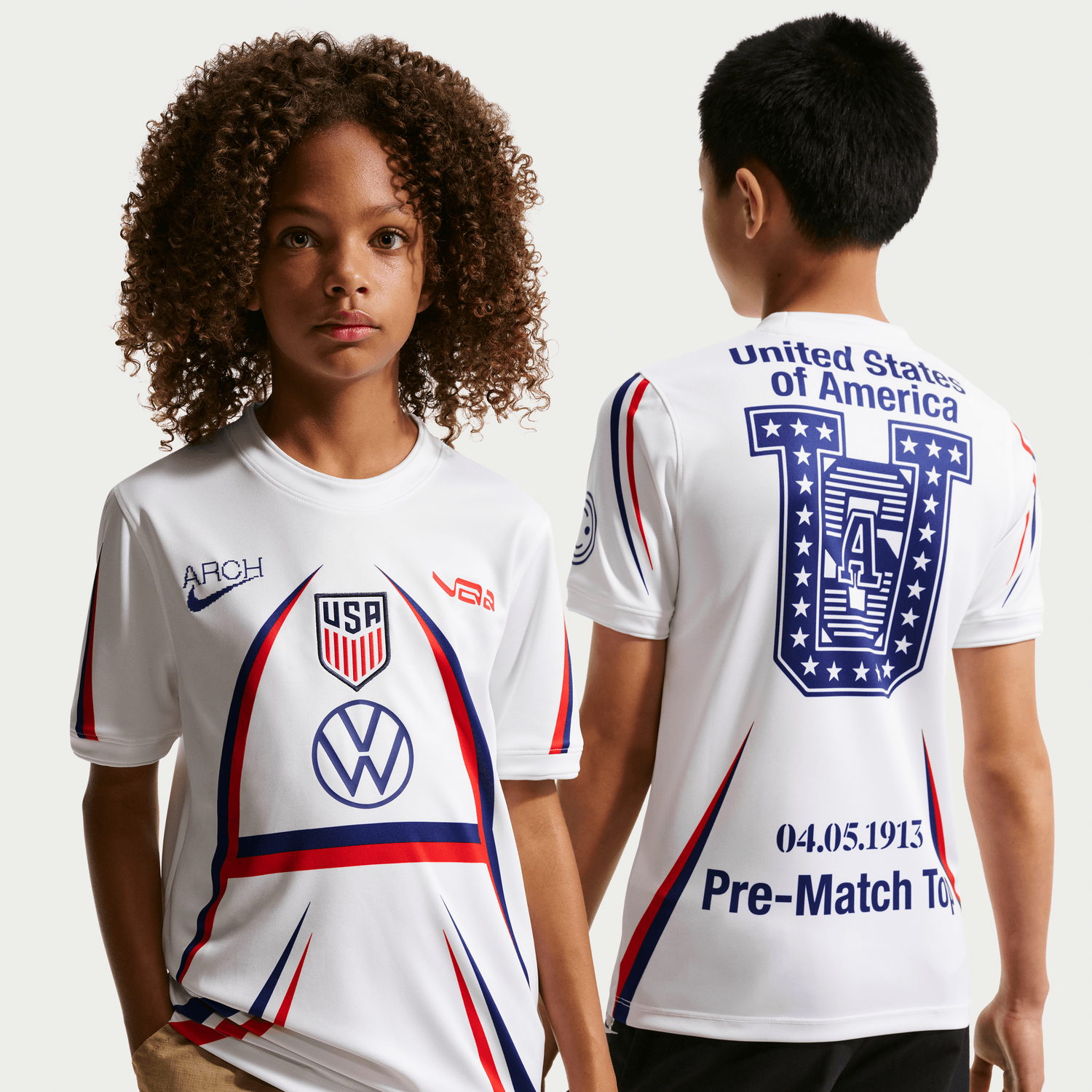 USA X V.A.A 2026 ACADEMY SS JERSEY YOUTH (WHITE)