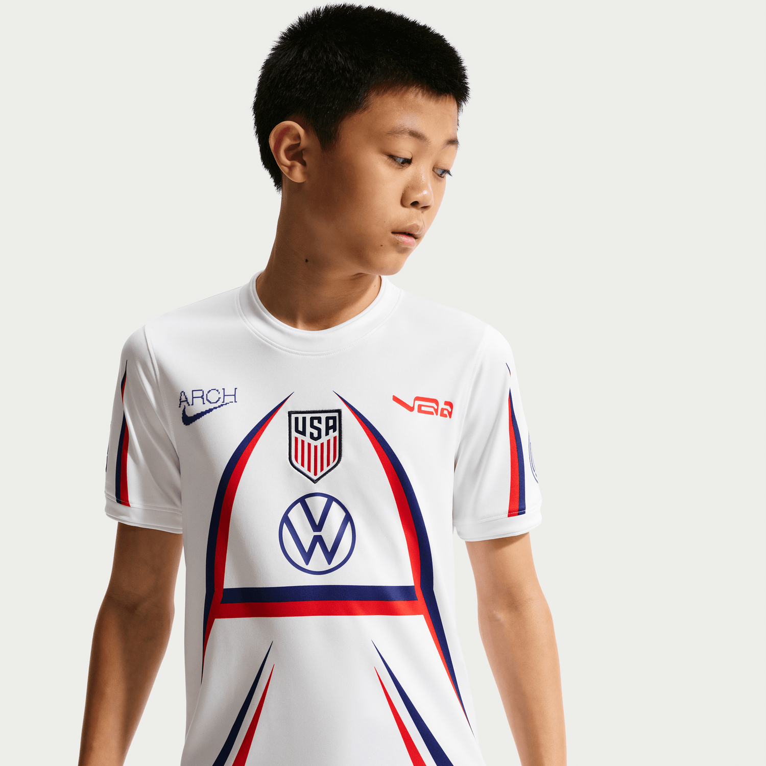 USA X V.A.A 2026 ACADEMY SS JERSEY YOUTH (WHITE)