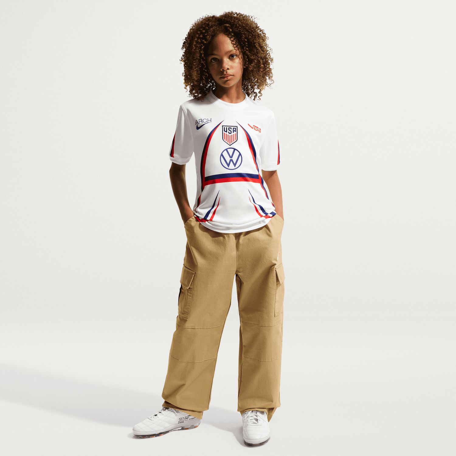 USA X V.A.A 2026 ACADEMY SS JERSEY YOUTH (WHITE)