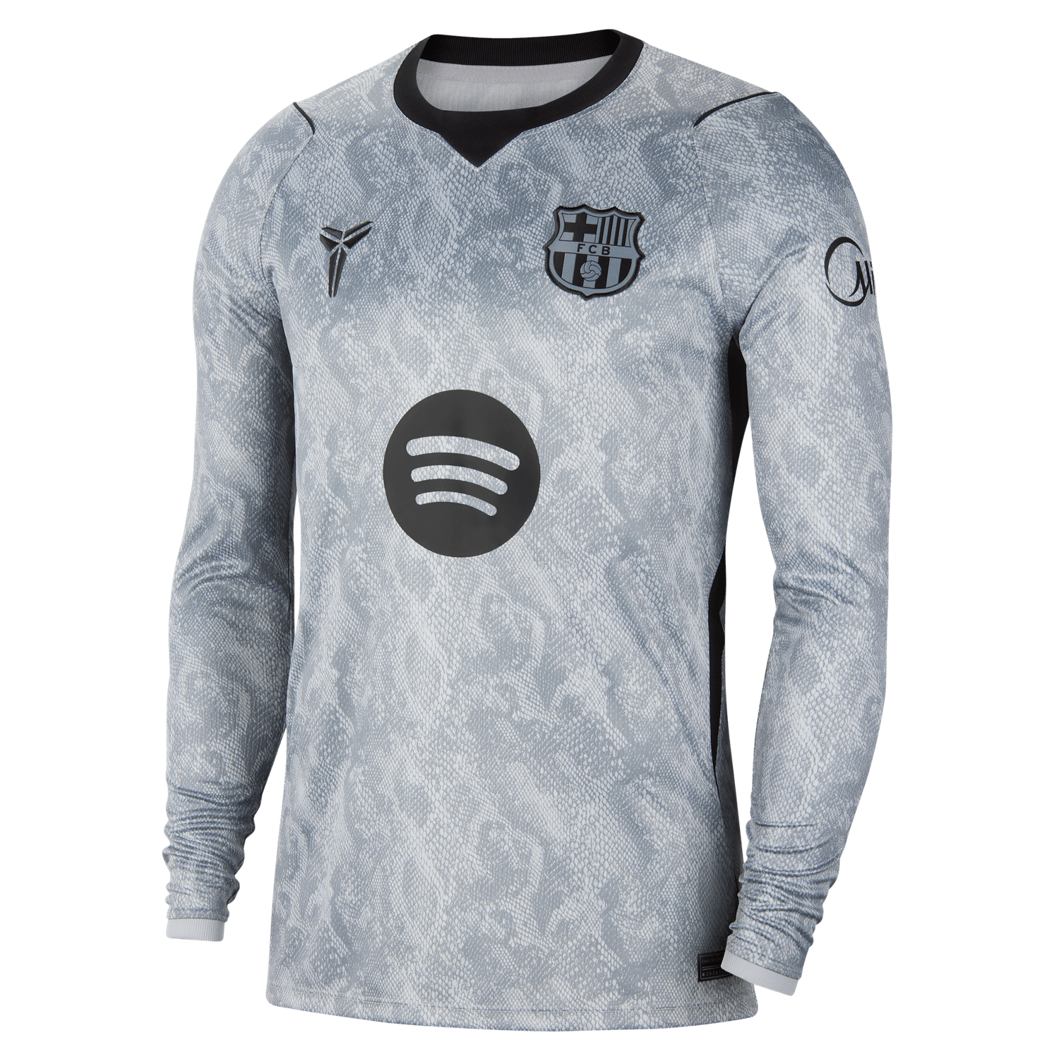 FC BARCELONA 26/27 AWAY  GK LS JERSEY (GRAY/BLACK)