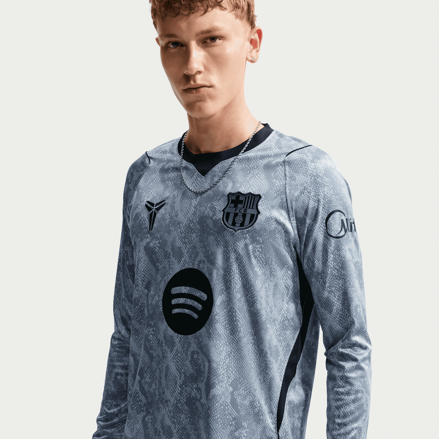 FC BARCELONA 26/27 AWAY  GK LS JERSEY (GRAY/BLACK)