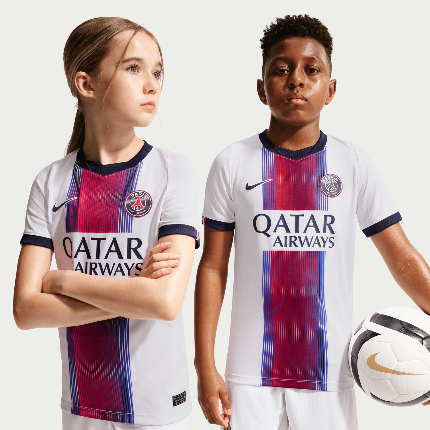 PSG 26/27 AWAY JERSEY YOUTH (WHITE/RED)