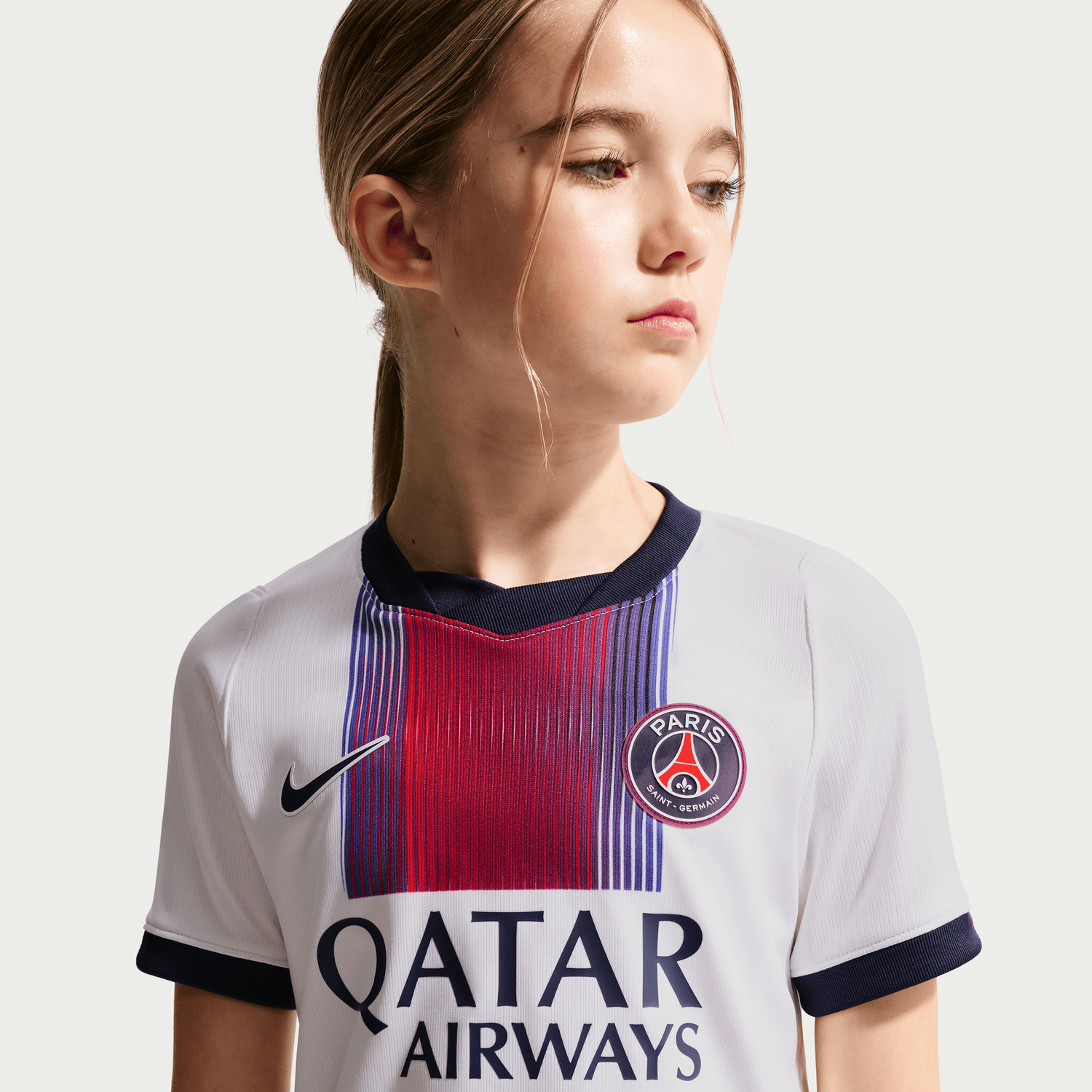 PSG 26/27 AWAY JERSEY YOUTH (WHITE/RED)