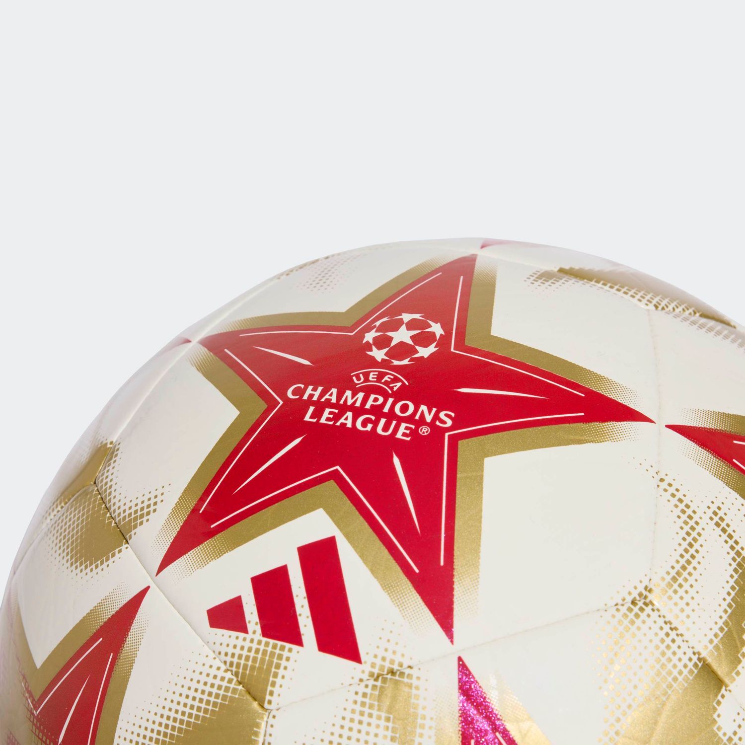 UCL 26/27 CLUB BALL (WHITE/RED)