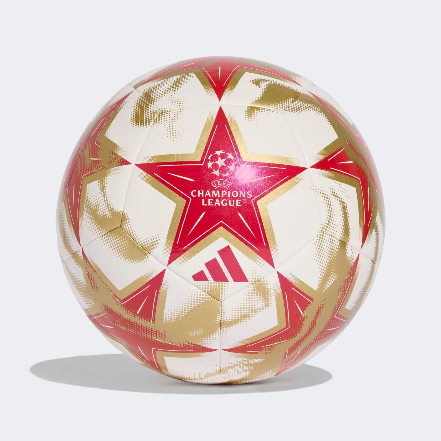 UCL 26/27 CLUB BALL (WHITE/RED)