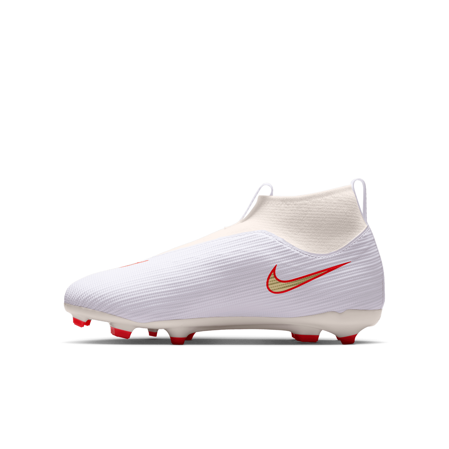 MERCURIAL SUPERFLY 11 ACADEMY FG/MG JR (WHITE/GOLD)