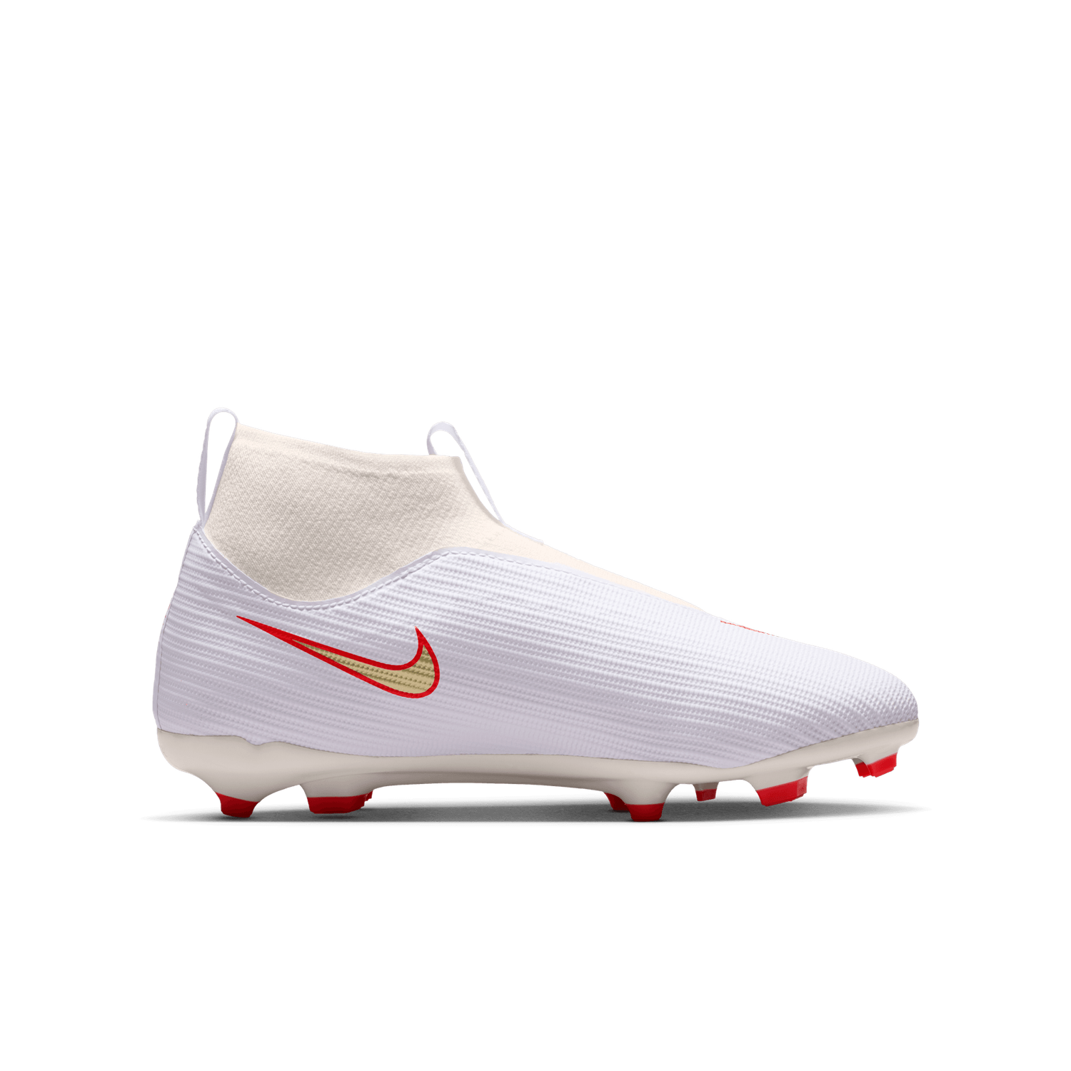 MERCURIAL SUPERFLY 11 ACADEMY FG/MG JR (WHITE/GOLD)