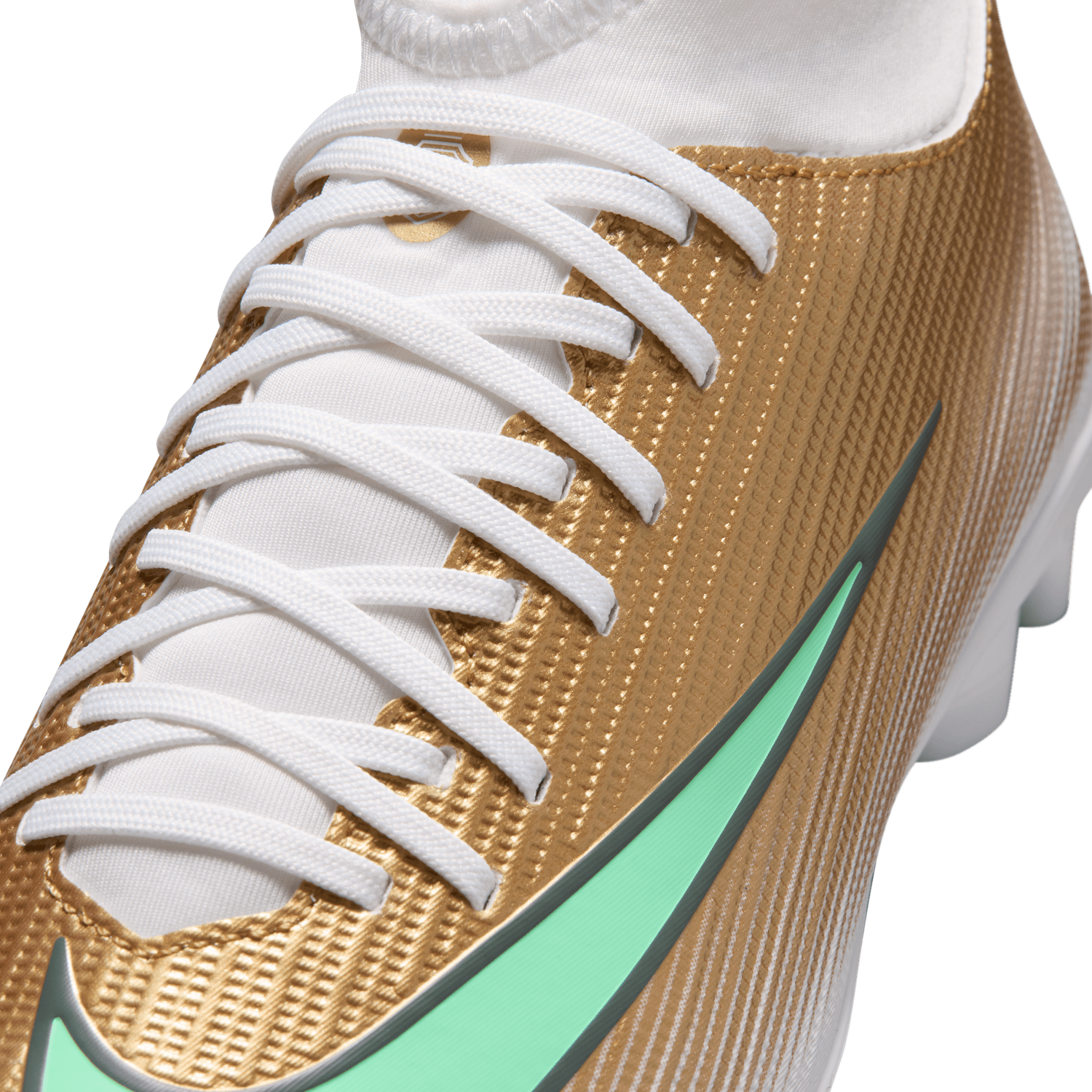  MERCURIAL SUPERFLY 11 CLUB KM FG/MG JR (GOLD/GREEN)