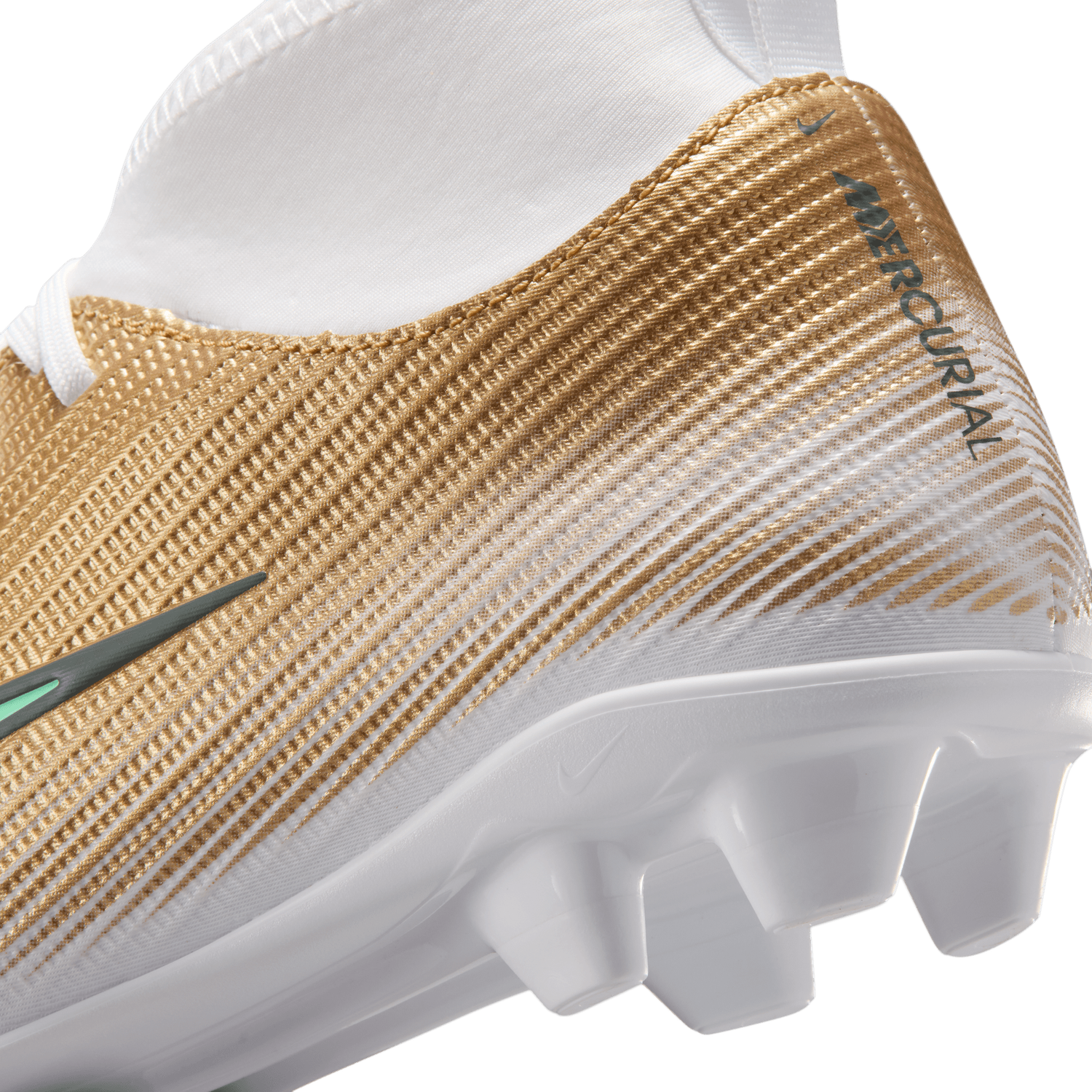  MERCURIAL SUPERFLY 11 CLUB KM FG/MG JR (GOLD/GREEN)