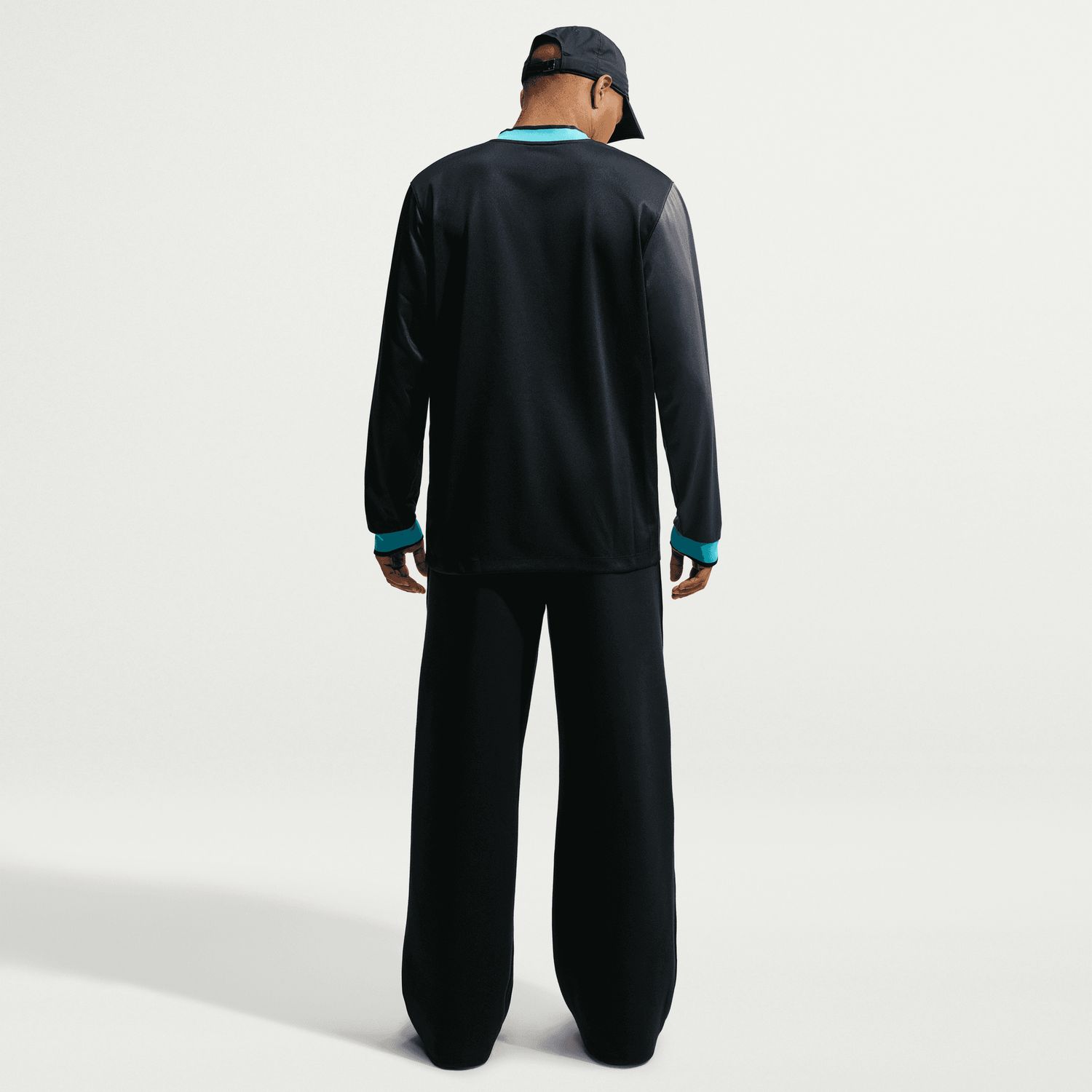 BARCELONA 26/27 ENERGY JERSEY LS (BLACK/TEAL)