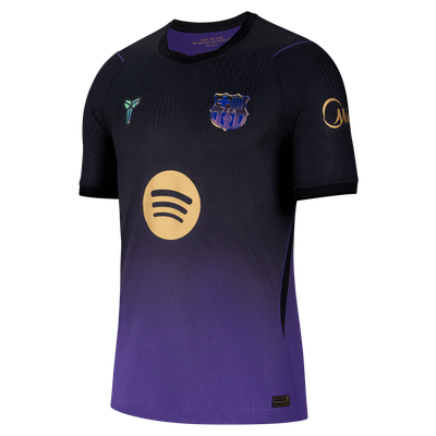 FC BARCELONA 26/27 AUTHENTIC AWAY JERSEY (BLACK/PURPLE)