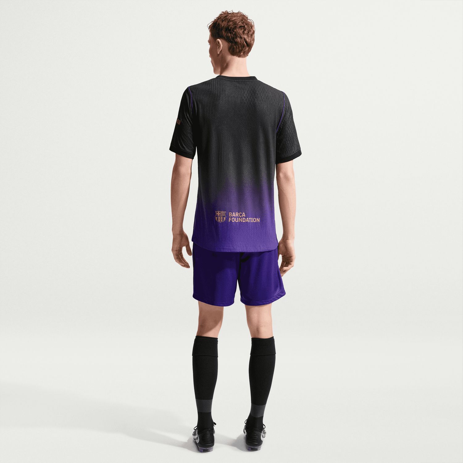 FC BARCELONA 26/27 AUTHENTIC AWAY JERSEY (BLACK/PURPLE)