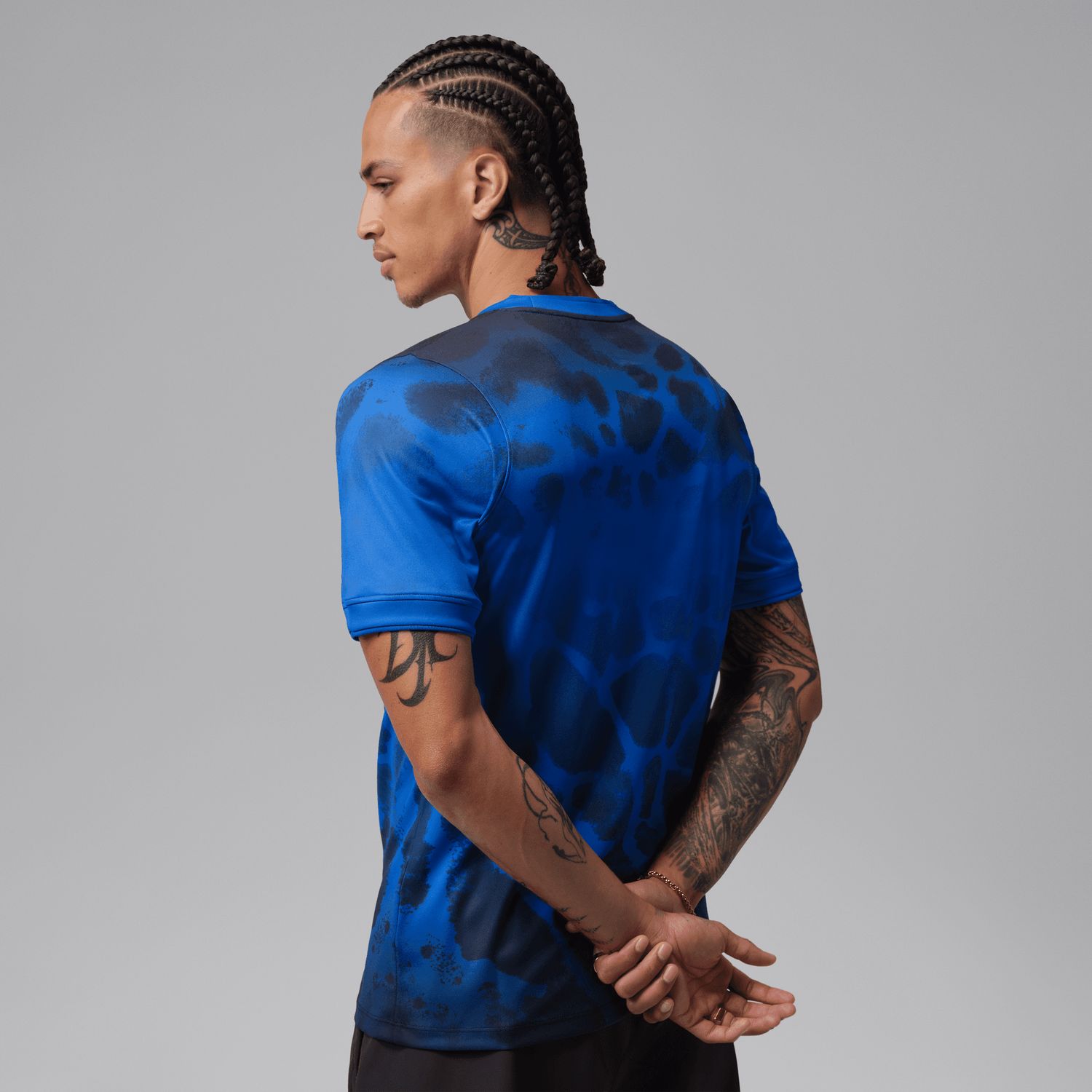 BRAZIL X JORDAN 2026 ACADEMY PRO JERSEY (NAVY/BLUE)