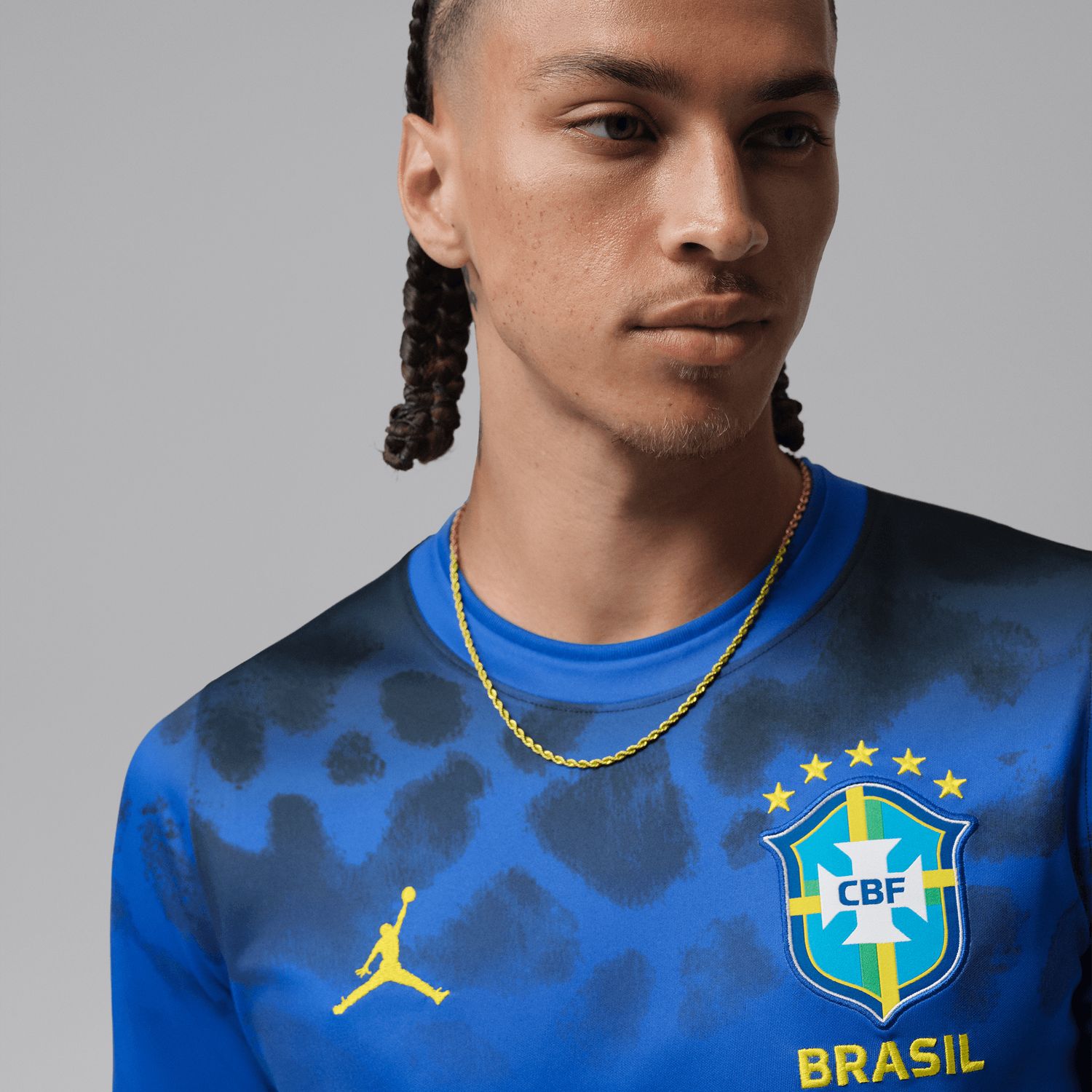 BRAZIL X JORDAN 2026 ACADEMY PRO JERSEY (NAVY/BLUE)