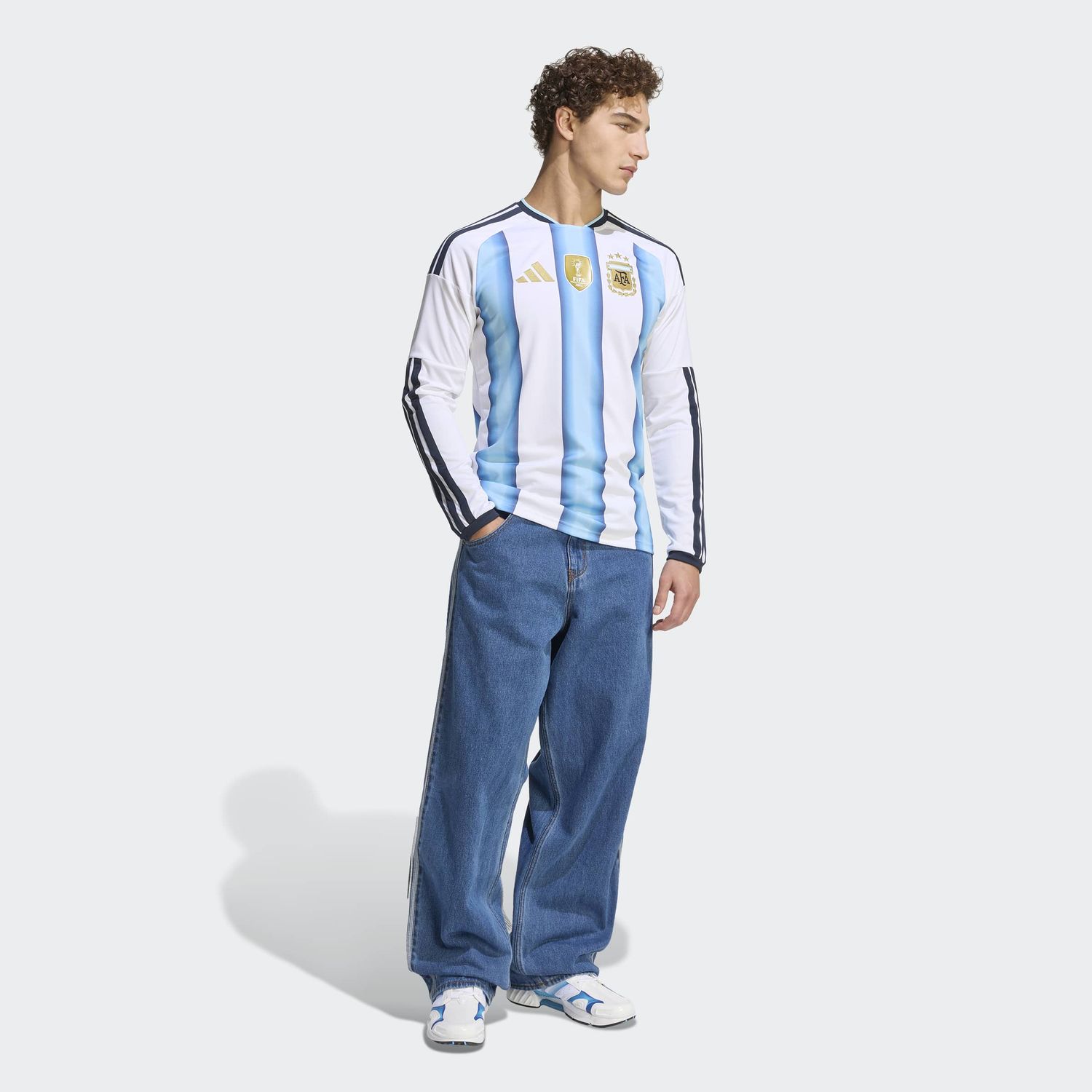 ARGENTINA 2026 HOME JERSEY LS (WHITE/BLUE)