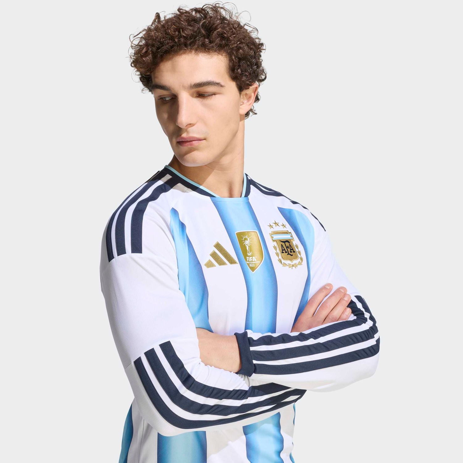 ARGENTINA 2026 HOME JERSEY LS (WHITE/BLUE)