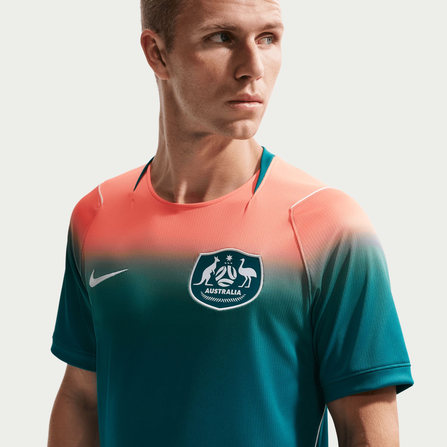 AUSTRALIA 2026 AWAY JERSEY (ORANGE/TEAL)