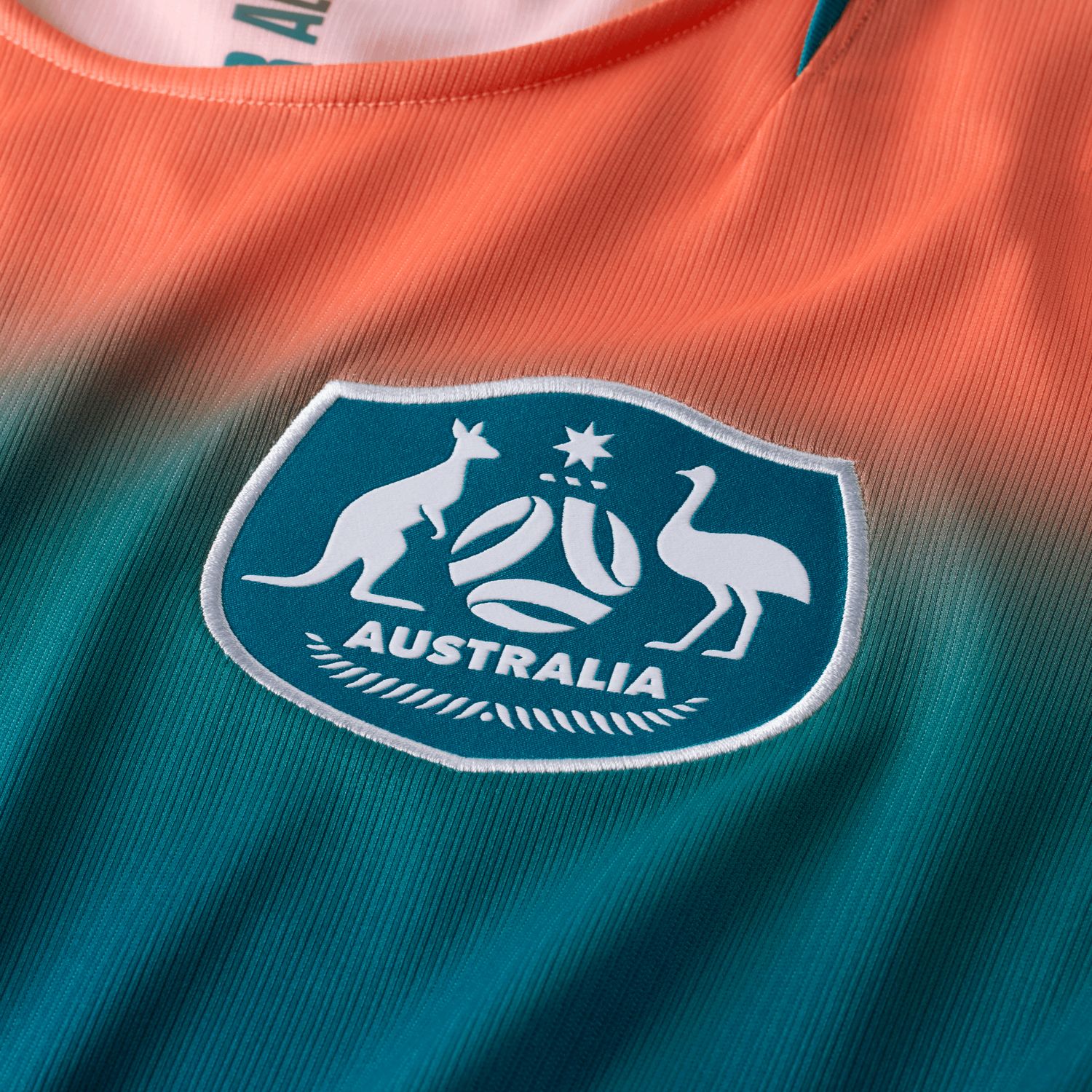 AUSTRALIA 2026 AWAY JERSEY (ORANGE/TEAL)