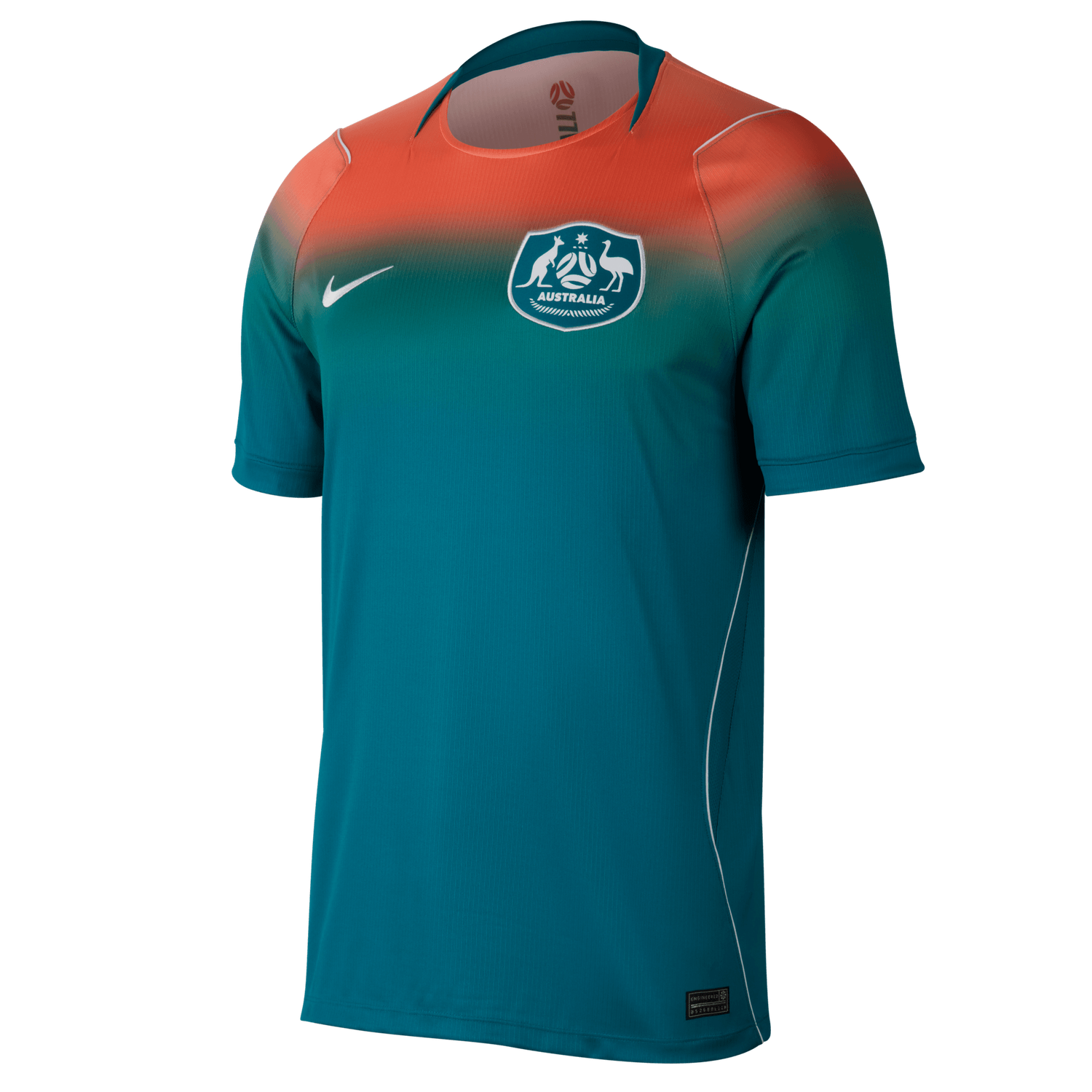 AUSTRALIA 2026 AWAY JERSEY (ORANGE/TEAL)