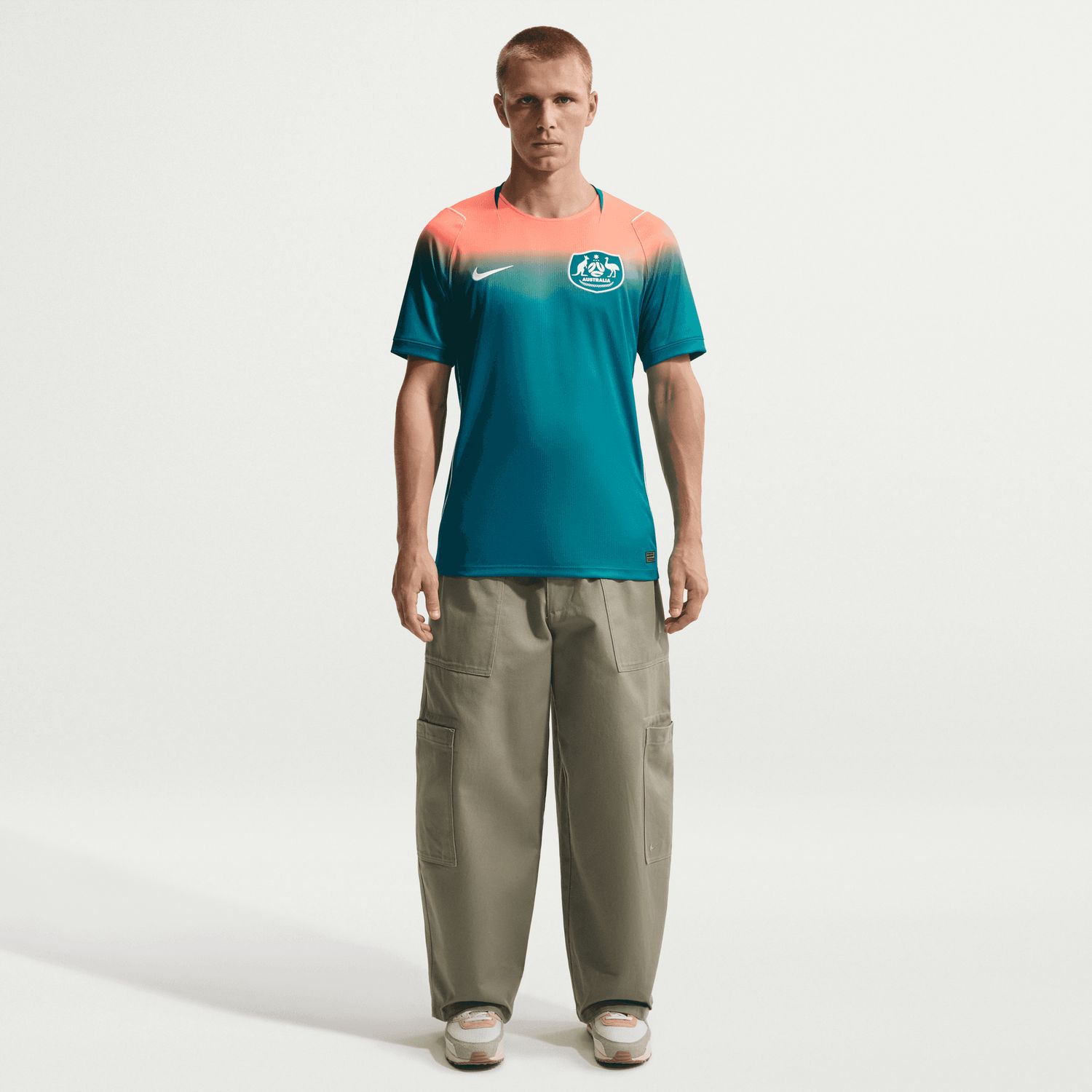 AUSTRALIA 2026 AWAY JERSEY (ORANGE/TEAL)
