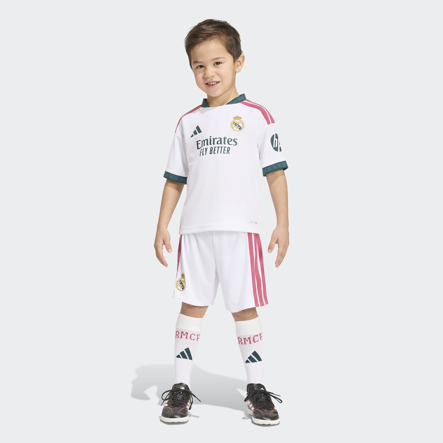 REAL MADRID 26/27 HOME MINI KIT KIDS (WHITE/PINK)