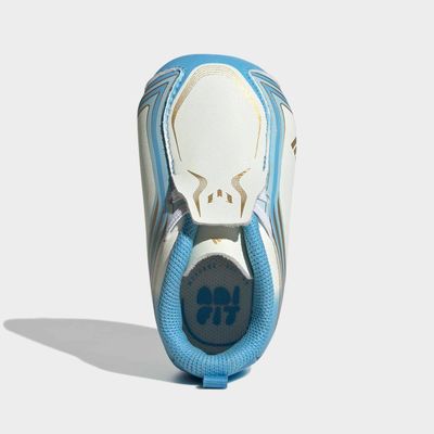 F50 MESSI CRIB SHOES (IVORY/BLUE)