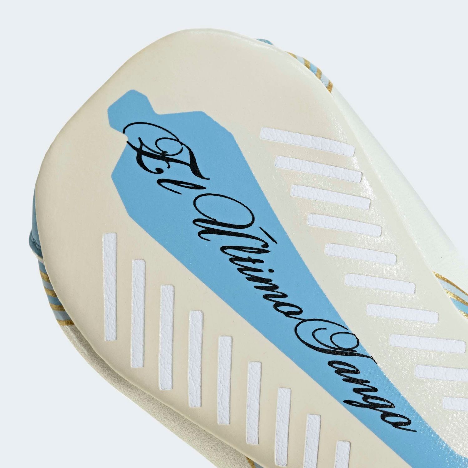 F50 MESSI CRIB SHOES (IVORY/BLUE)