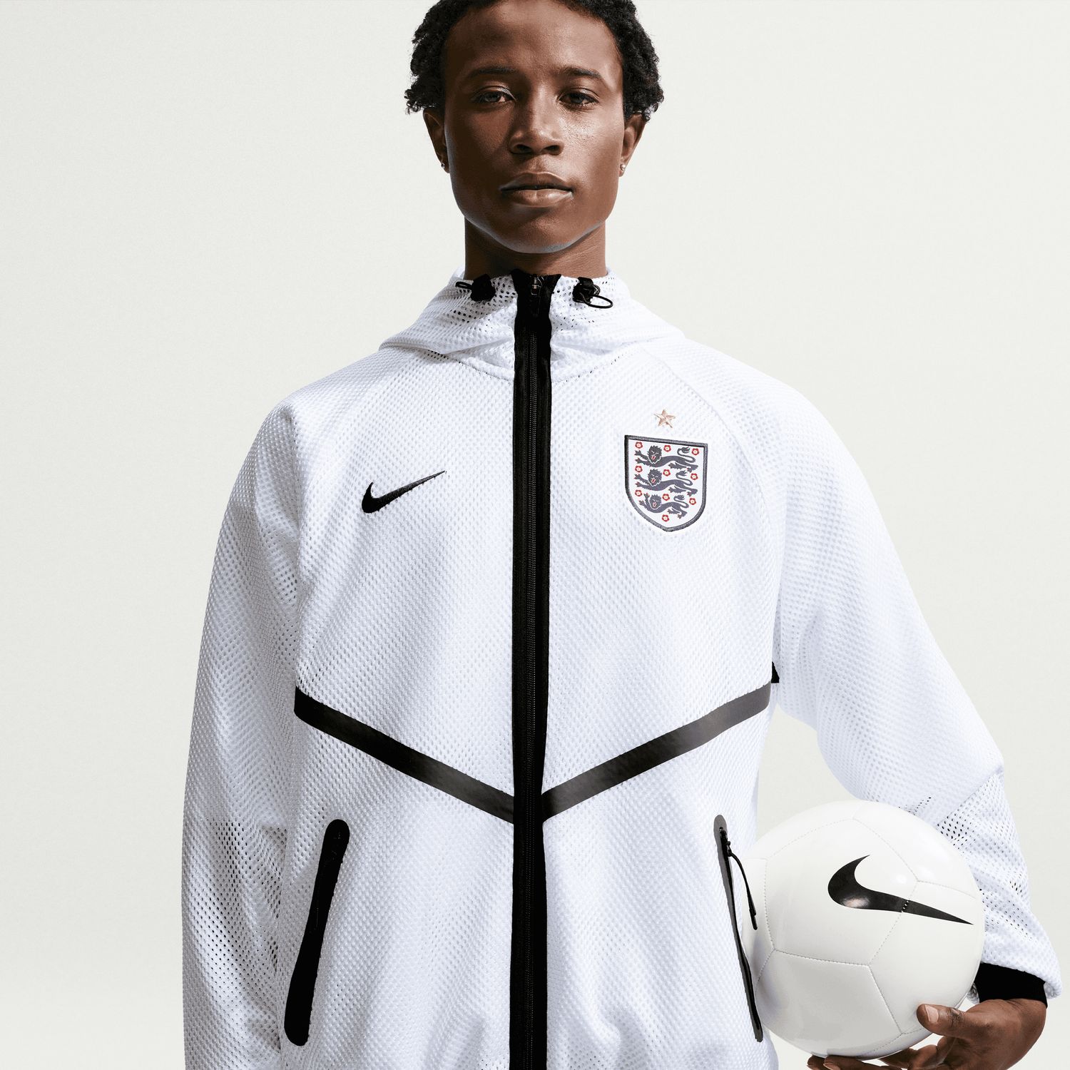 ENGLAND 2026 ANTHEM JACKET (WHITE)