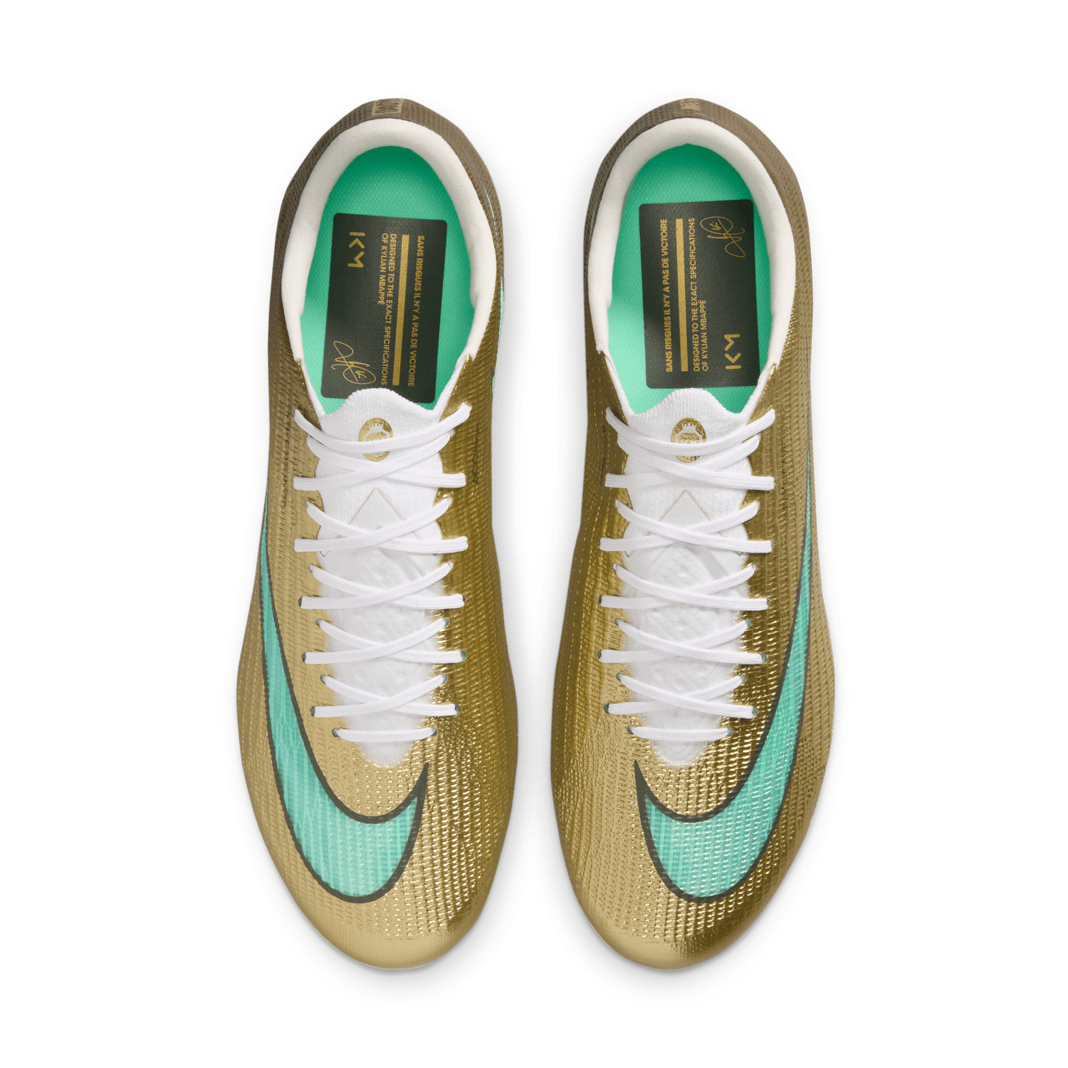 MERCURIAL SUPERFLY 11 ELITE KM FG (GOLD/GREEN)
