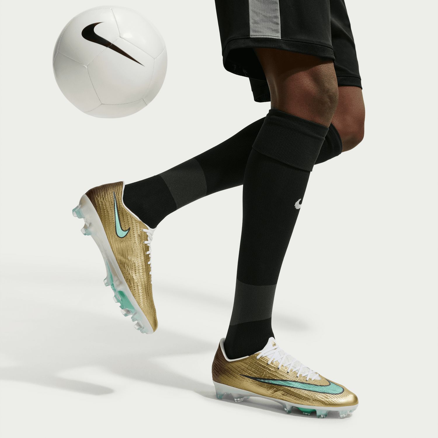 MERCURIAL SUPERFLY 11 ELITE KM FG (GOLD/GREEN)
