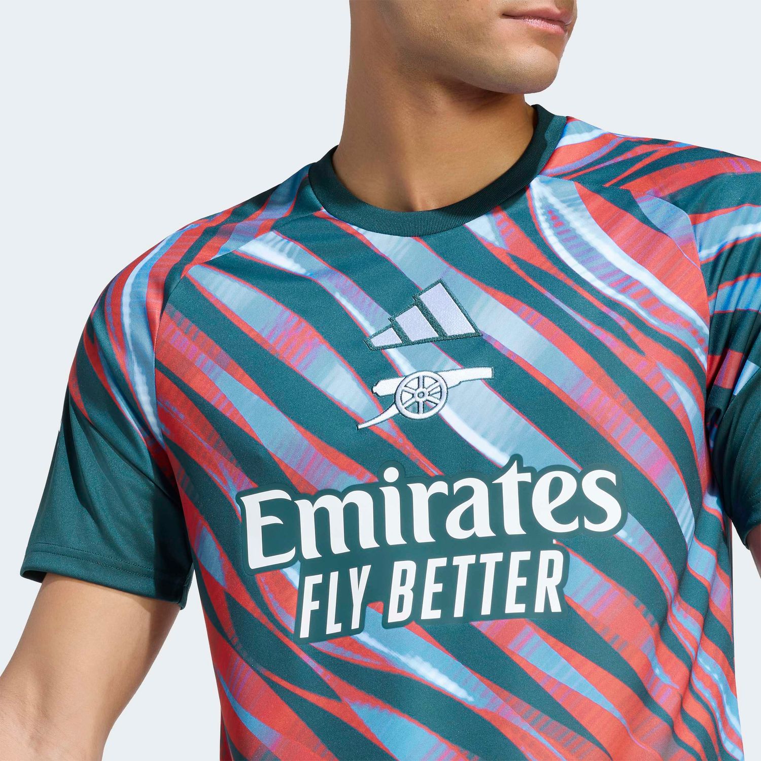 ARSENAL 26/27 PREMATCH JERSEY (TEAL/RED)