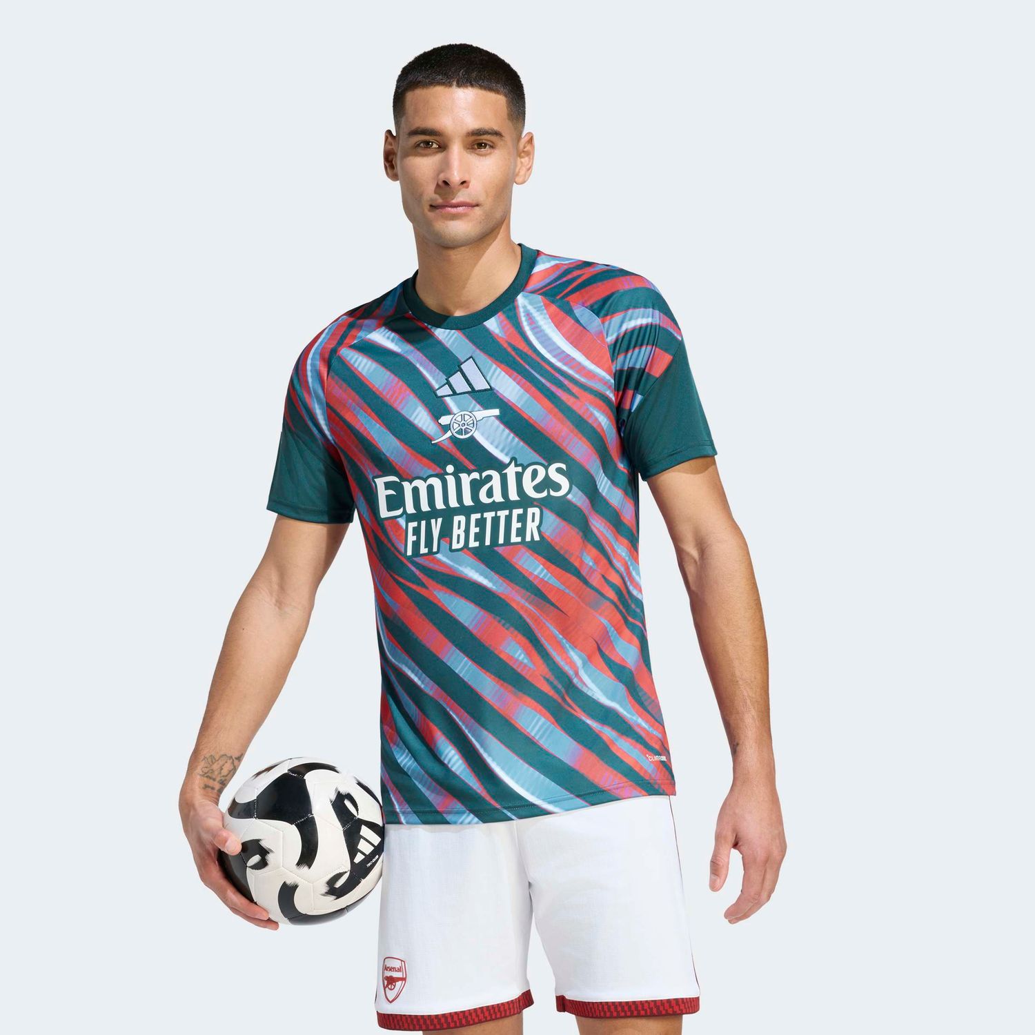 ARSENAL 26/27 PREMATCH JERSEY (TEAL/RED)