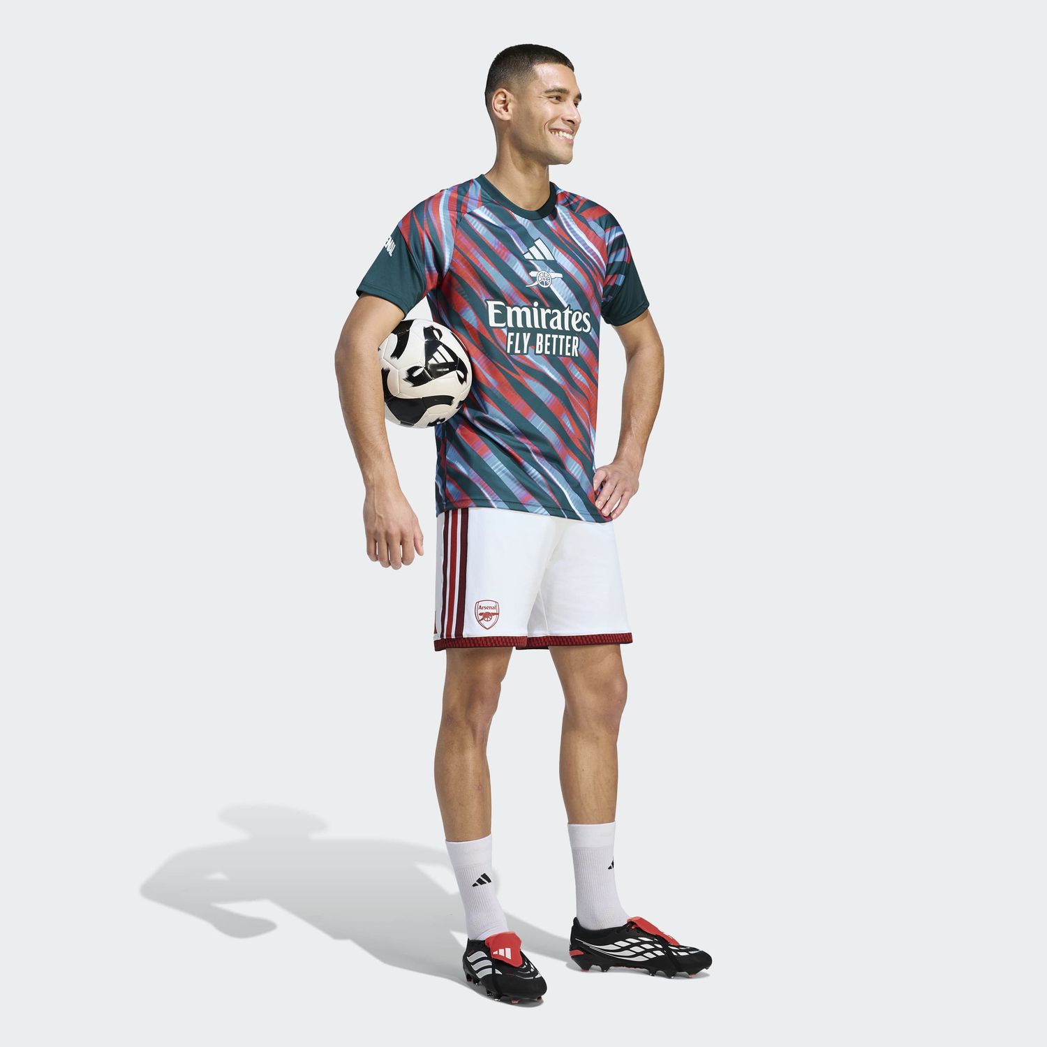 ARSENAL 26/27 PREMATCH JERSEY (TEAL/RED)