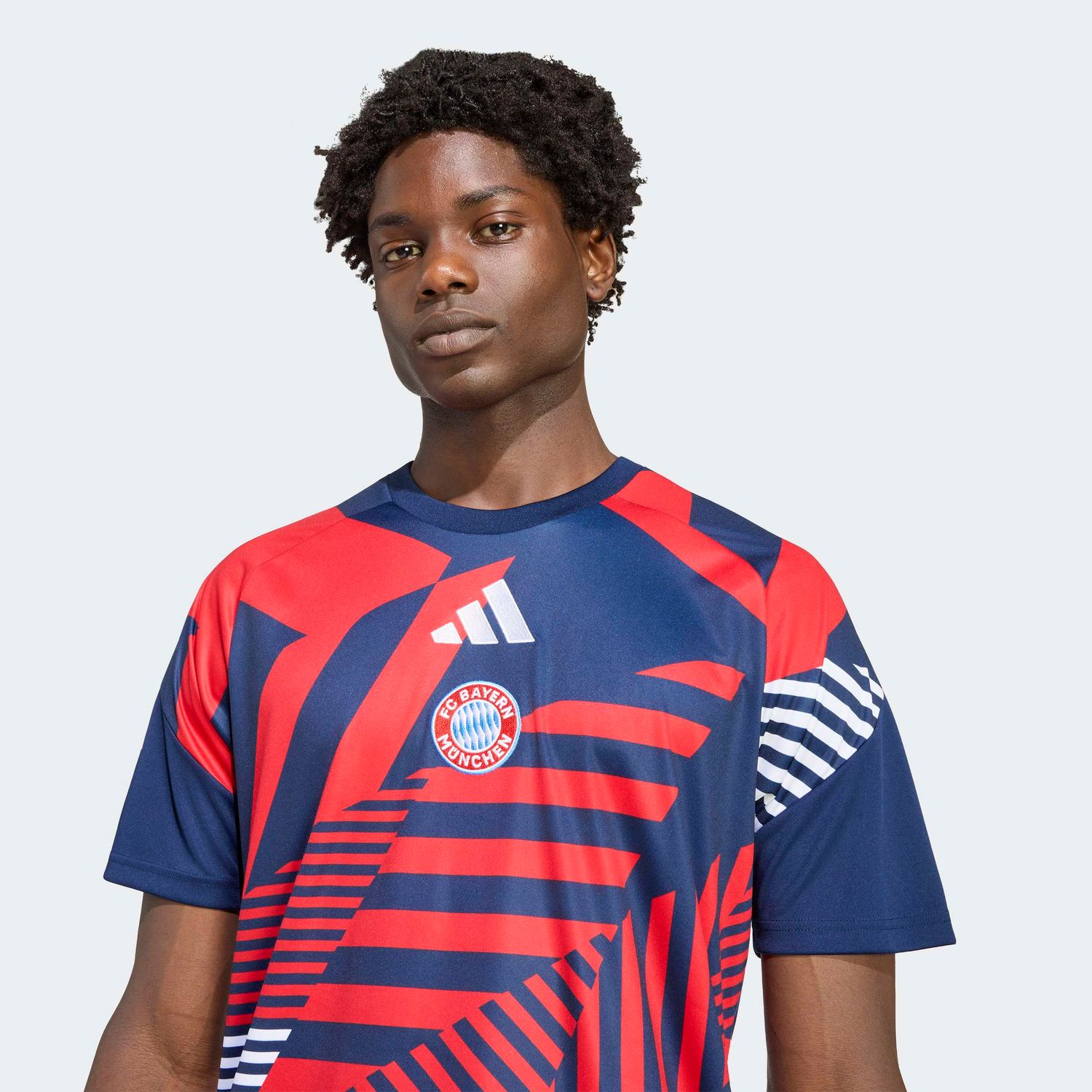 BAYERN 26/27 PREMATCH JERSEY (NAVY/RED)