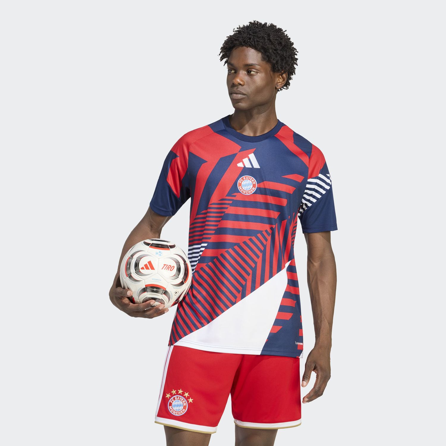 BAYERN 26/27 PREMATCH JERSEY (NAVY/RED)