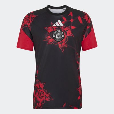 MANCHESTER UNITED 26/27 PREMATCH JERSEY (BLACK/RED)
