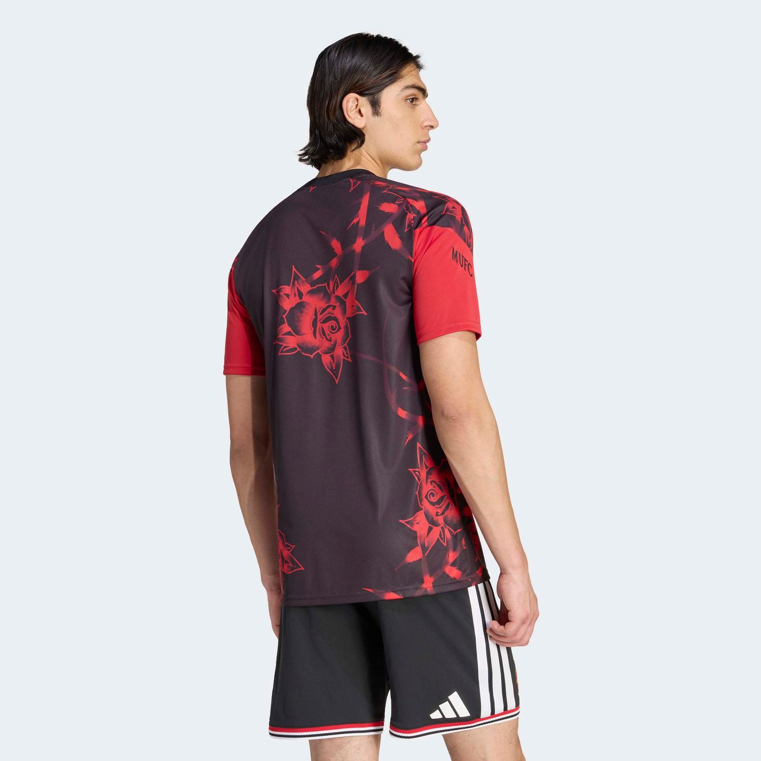 MANCHESTER UNITED 26/27 PREMATCH JERSEY (BLACK/RED)