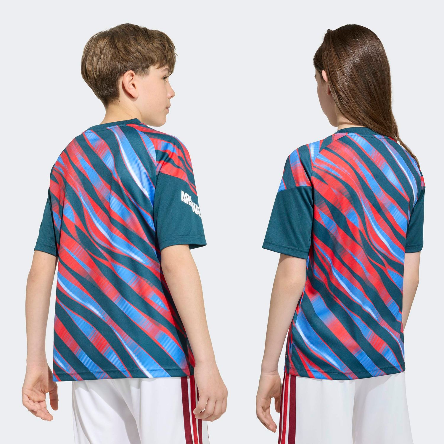ARSENAL 26/27 PREMATCH JERSEY YOUTH (TEAL/RED)
