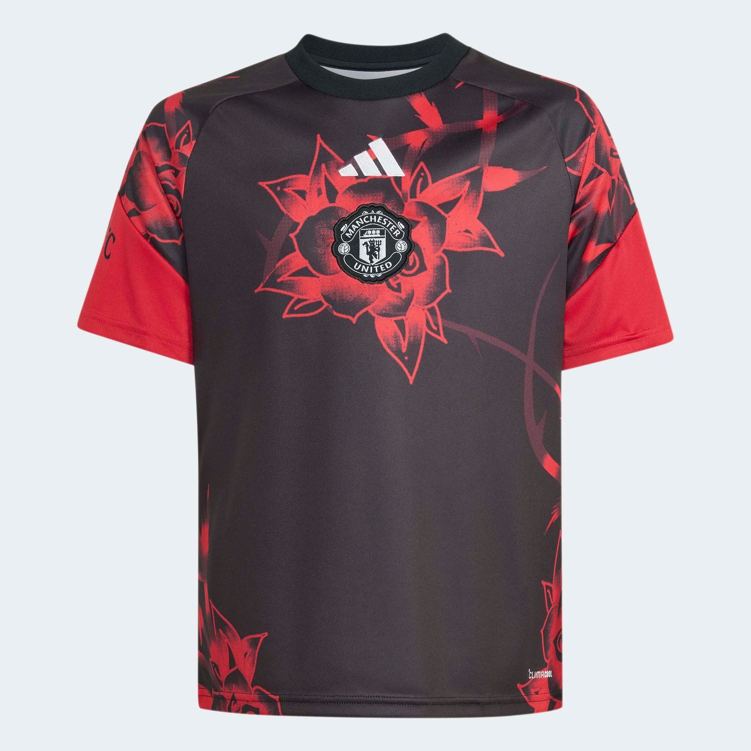 MANCHESTER UNITED 26/27 PREMATCH JERSEY YOUTH (BLACK/RED)