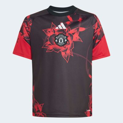 MANCHESTER UNITED 26/27 PREMATCH JERSEY YOUTH (BLACK/RED)