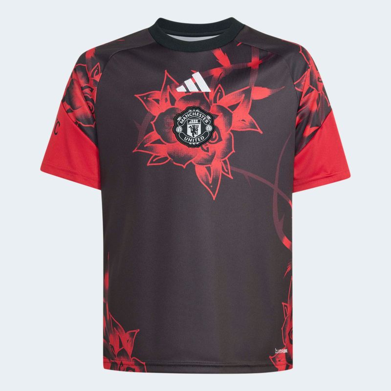 MANCHESTER UNITED 26/27 PREMATCH JERSEY YOUTH (BLACK/RED)
