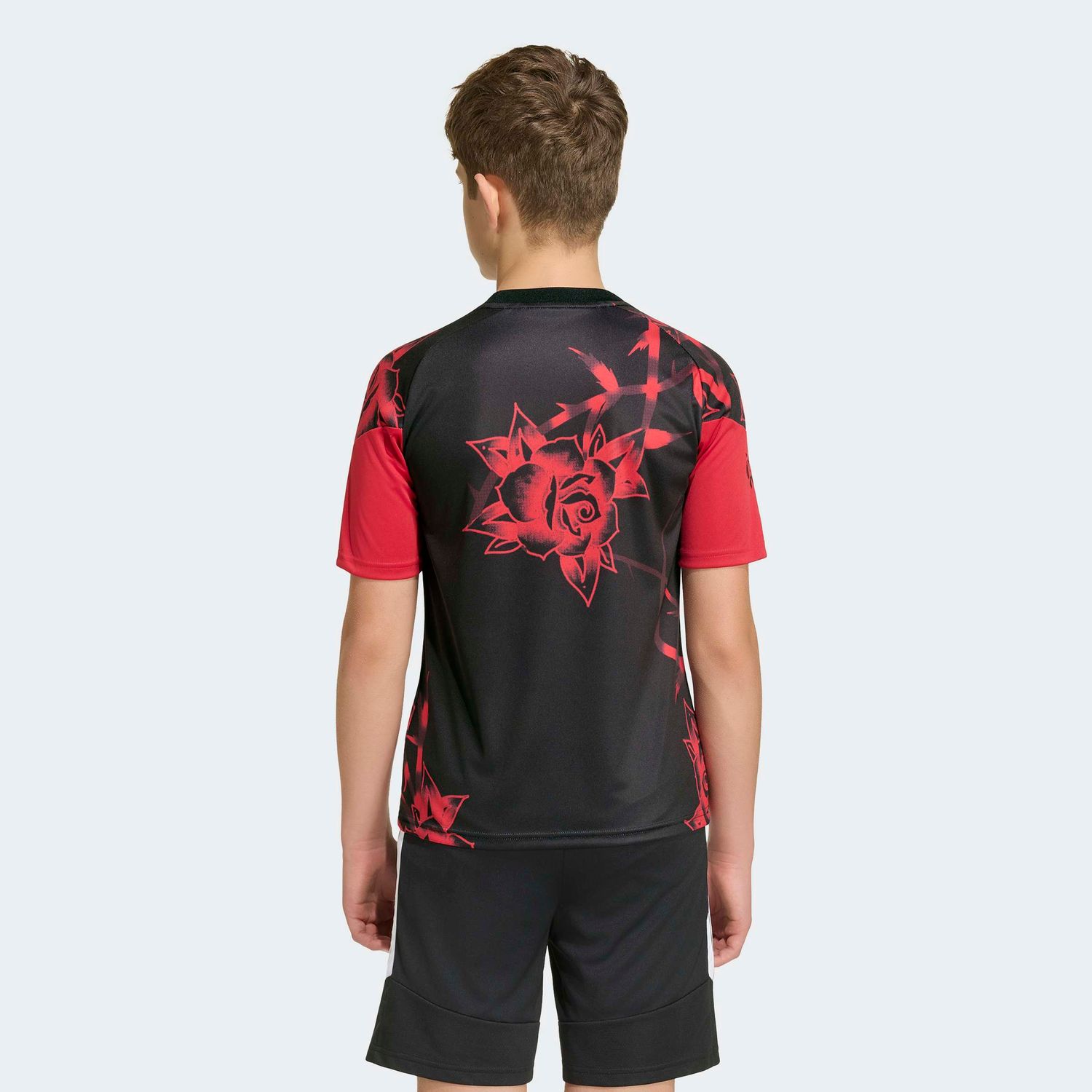 MANCHESTER UNITED 26/27 PREMATCH JERSEY YOUTH (BLACK/RED)